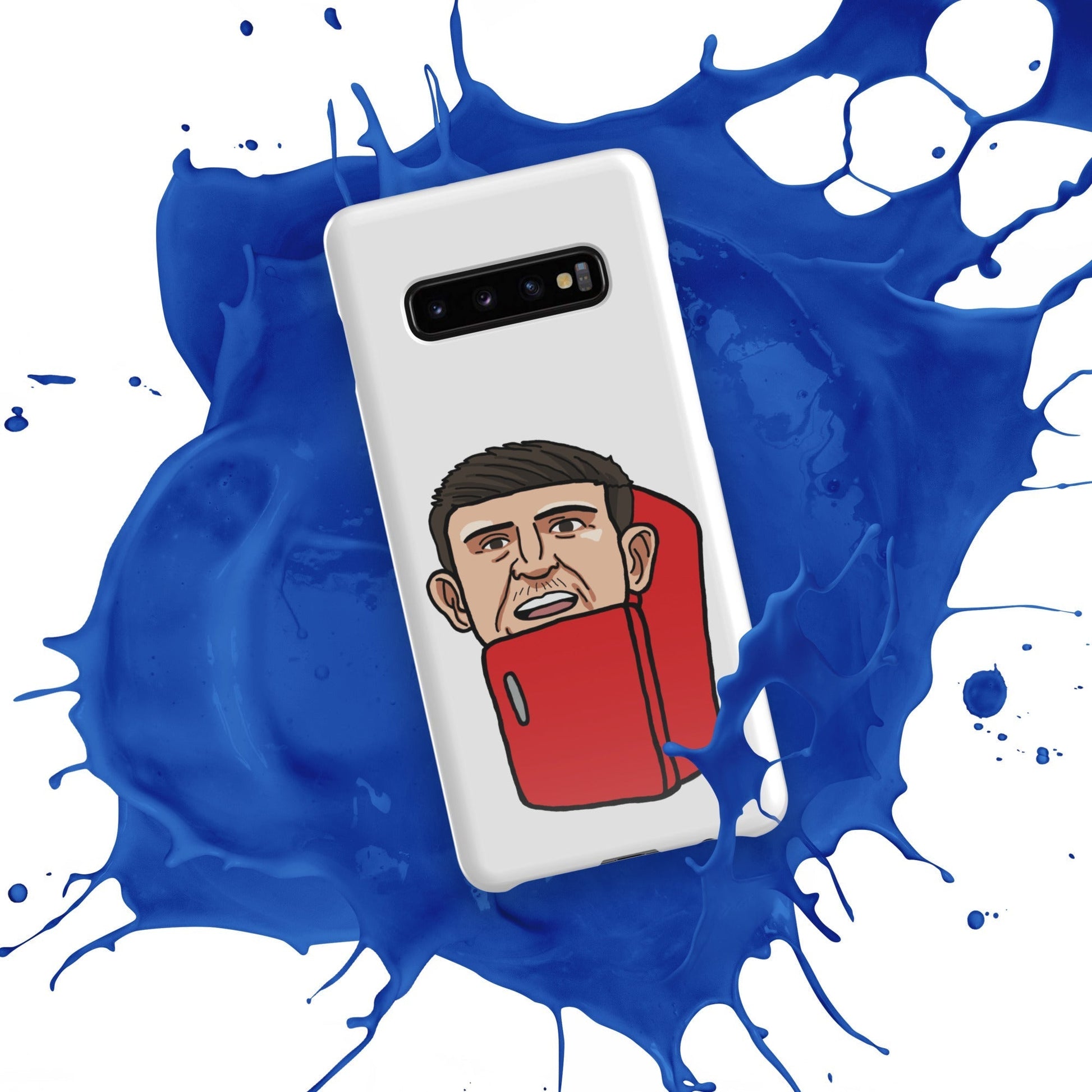 Harry ''The Fridge'' Maguire Snap Case for Samsung® Glossy Samsung Galaxy S10 Plus Mobile Phone Cases Football Harry Maguire Manchester United The Fridge Next Cult Brand