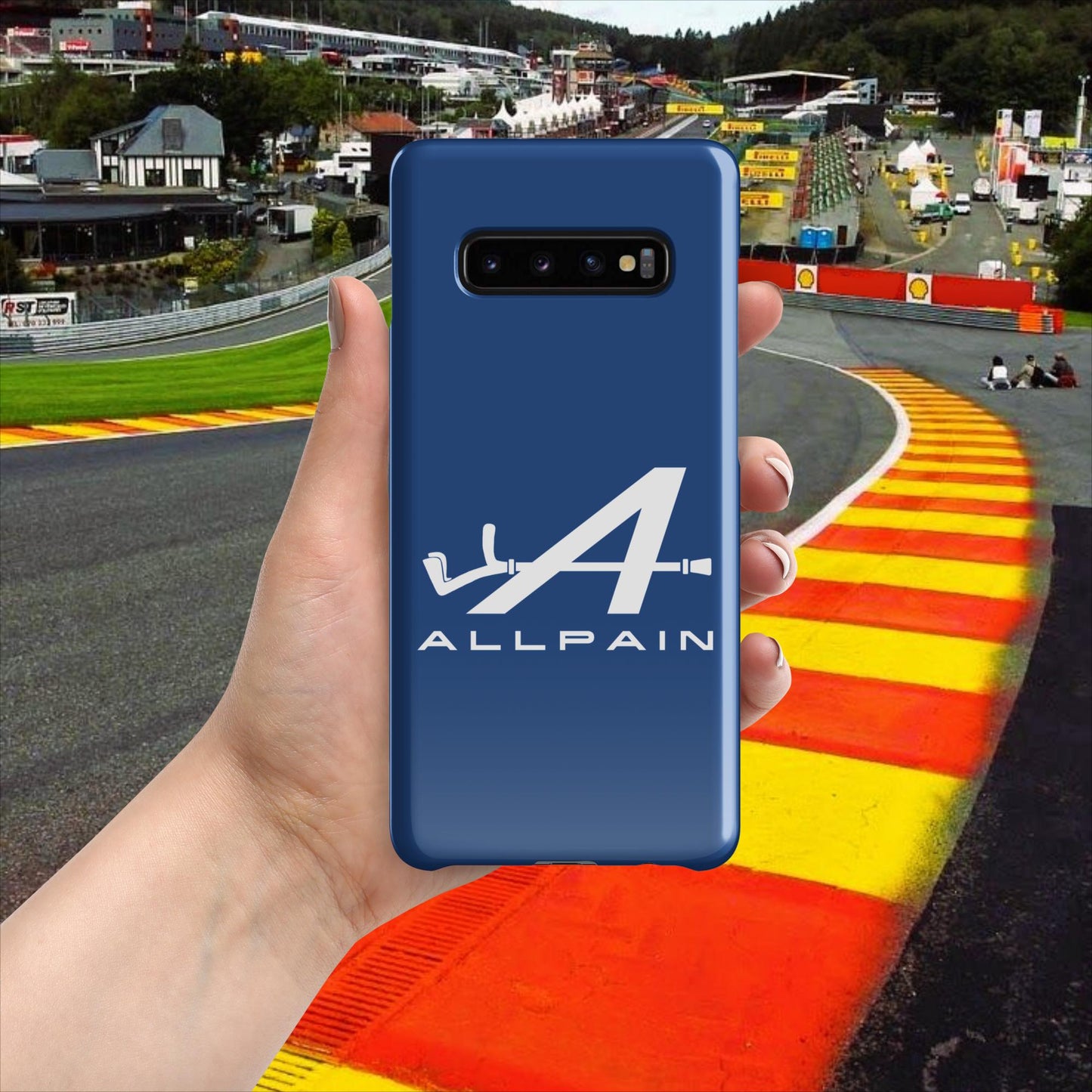 Allpain Alpine F1 Formula 1 Pierre Gasly Esteban Ocon Alpine Snap case for Samsung Glossy Samsung Galaxy S10 Plus Mobile Phone Cases Alpine F1 Next Cult Brand