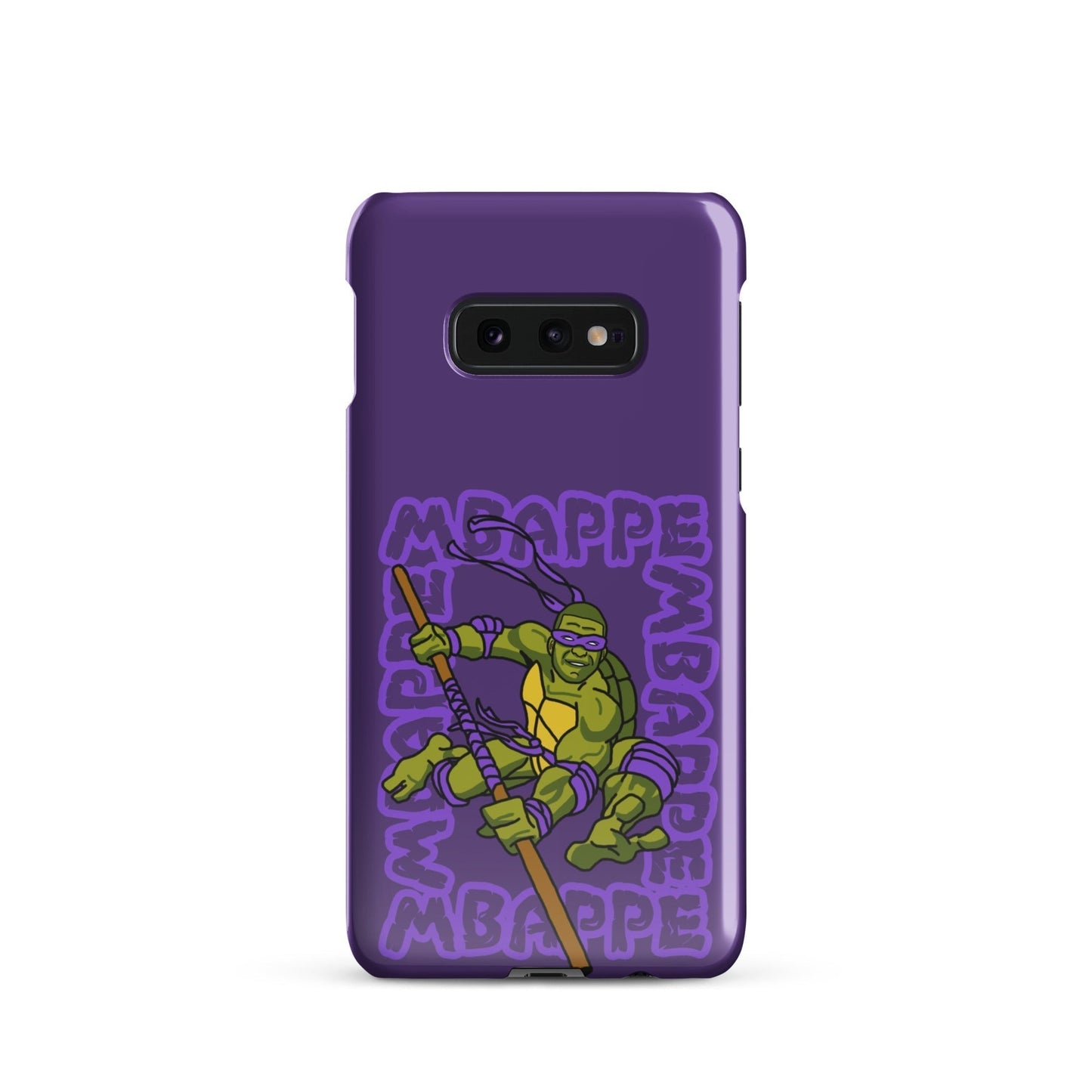 Kylian Mbappe Purple Ninja Turtle Donatello Snap case for Samsung® Glossy Samsung Galaxy S10e Mobile Phone Cases Football Kylian Mbappe Ninja Turtles PSG Real Madrid Next Cult Brand