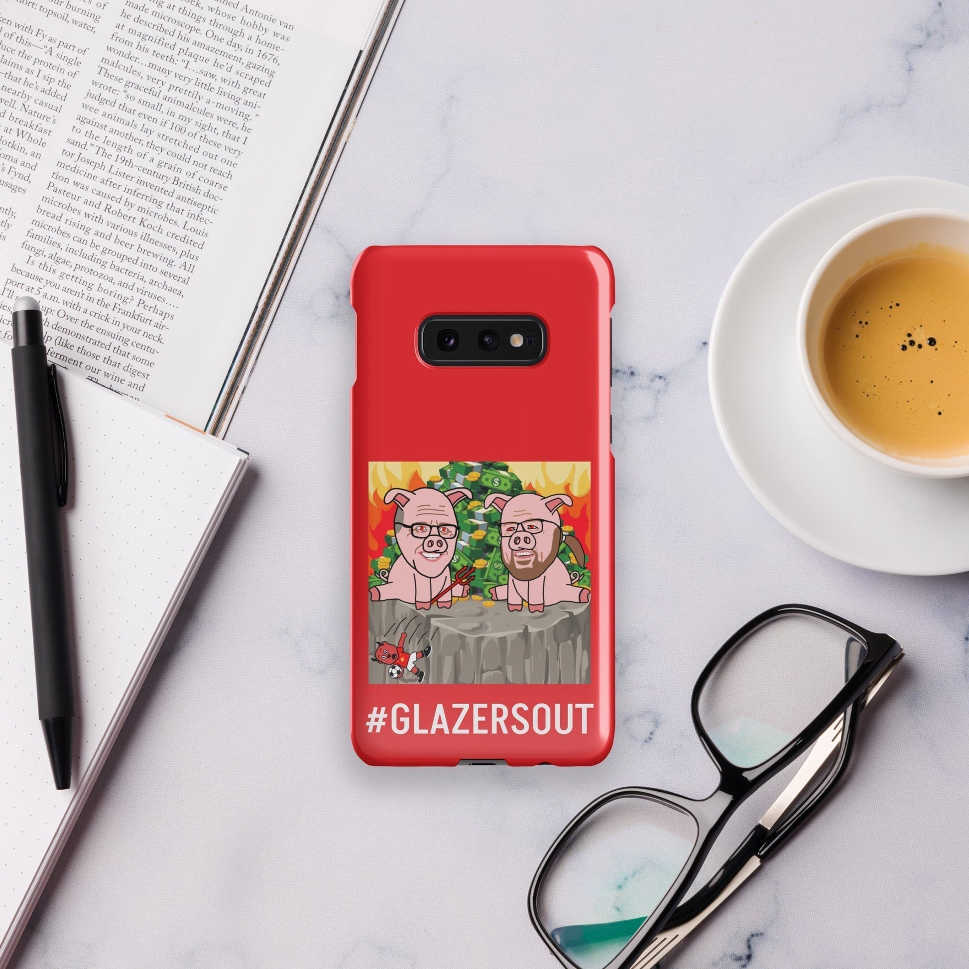 Glazers Out Manchester United Snap case for Samsung® red Next Cult Brand Football, GlazersOut, Manchester United