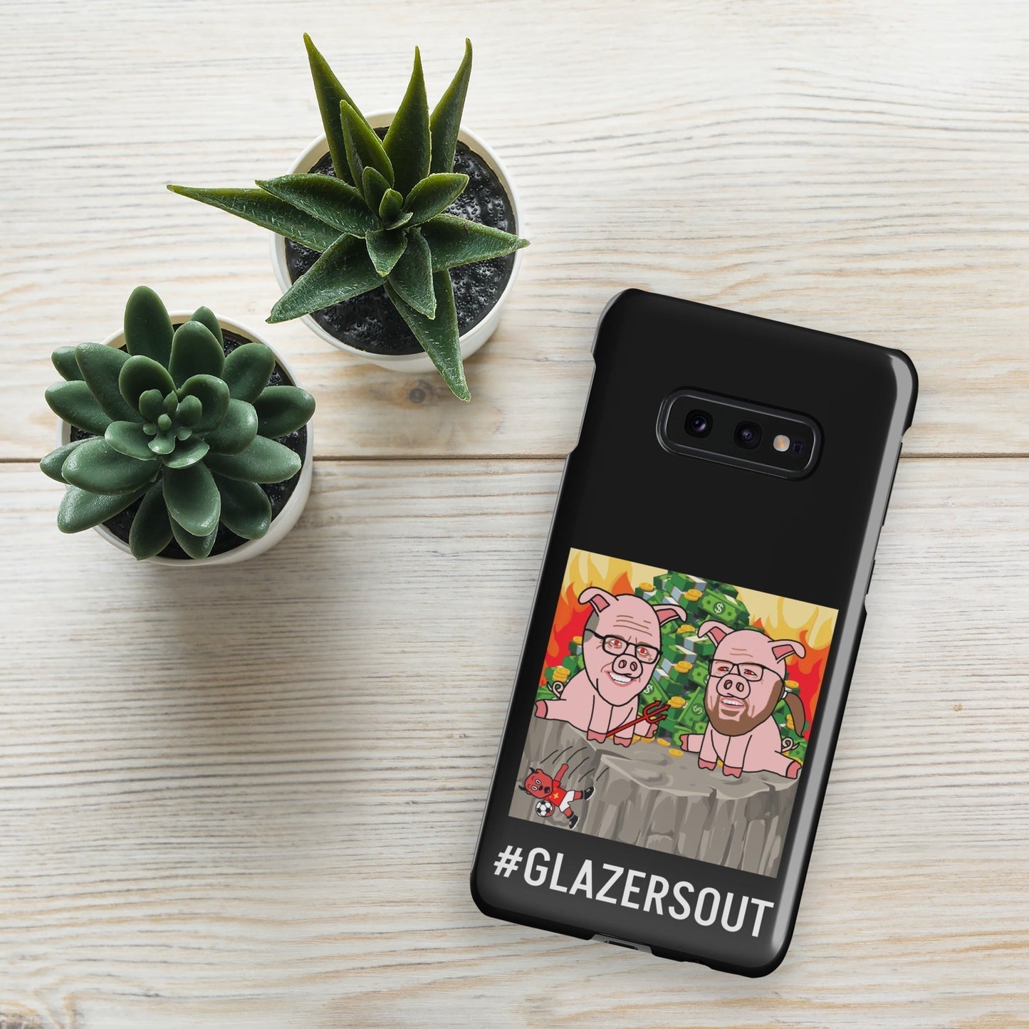 Glazers Out Manchester United Snap case for Samsung® black Next Cult Brand Football, GlazersOut, Manchester United