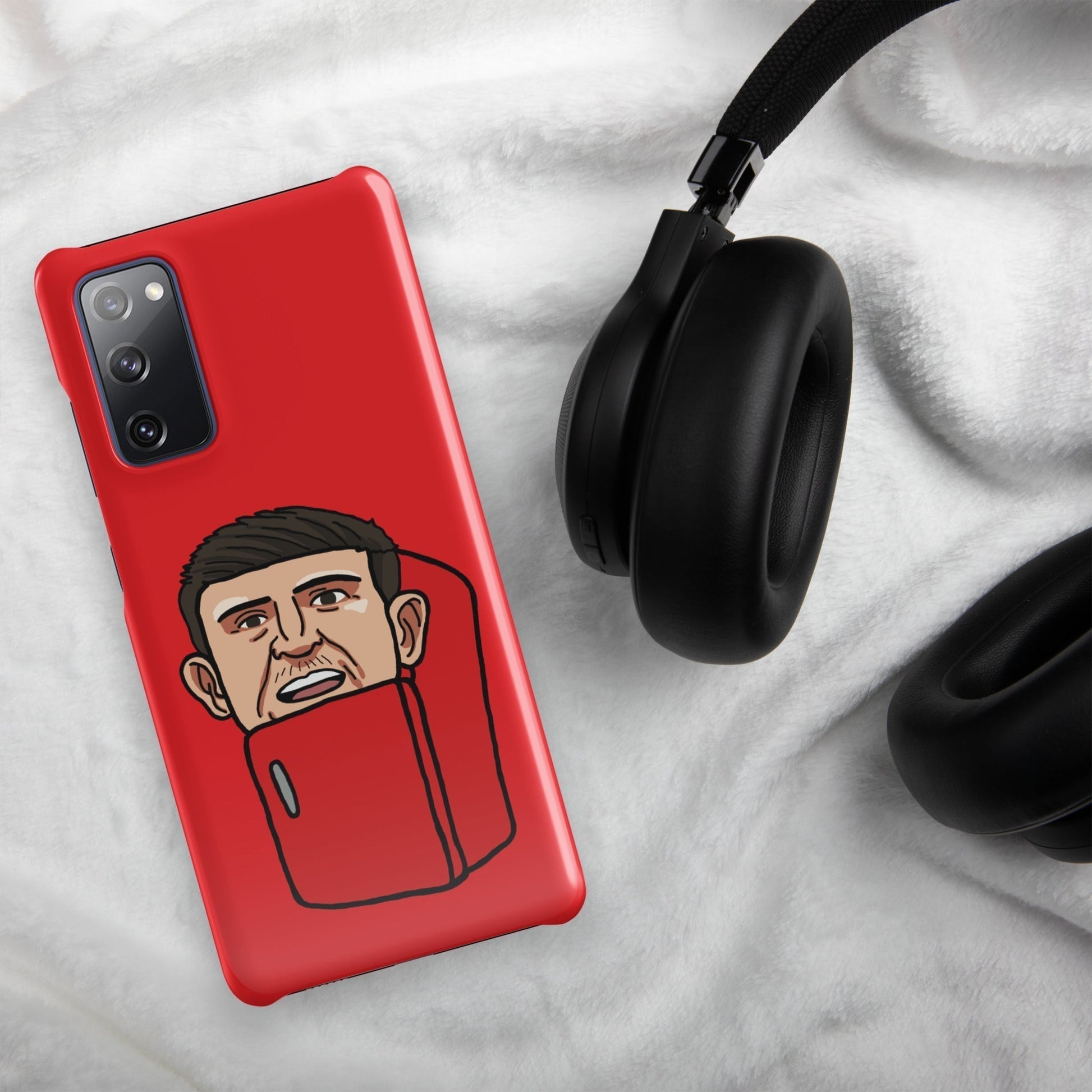 Harry ''The Fridge'' Maguire Snap Case for Samsung® Red Glossy Samsung Galaxy S20 FE Mobile Phone Cases Football Harry Maguire Manchester United The Fridge Next Cult Brand