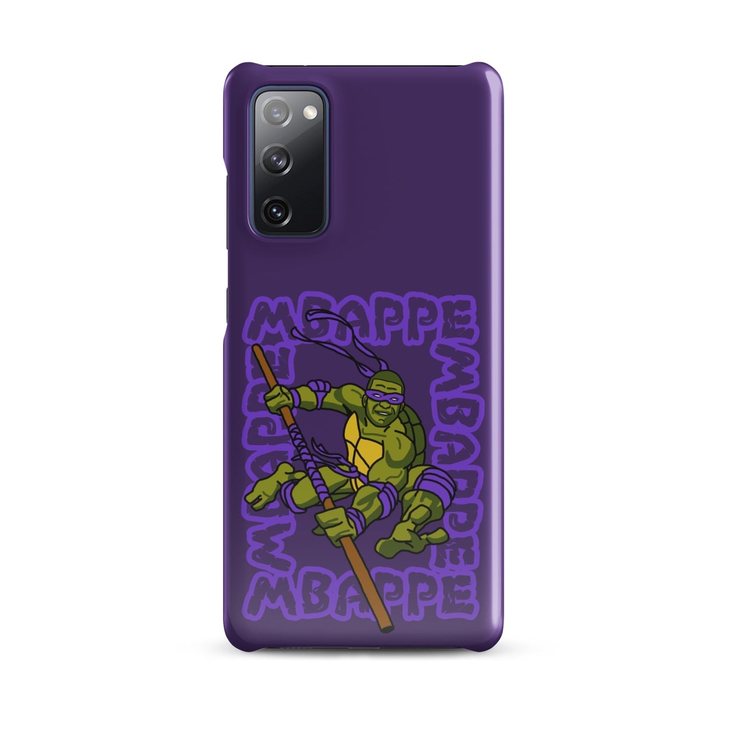 Kylian Mbappe Purple Ninja Turtle Donatello Snap case for Samsung® Glossy Samsung Galaxy S20 FE Mobile Phone Cases Football Kylian Mbappe Ninja Turtles PSG Real Madrid Next Cult Brand