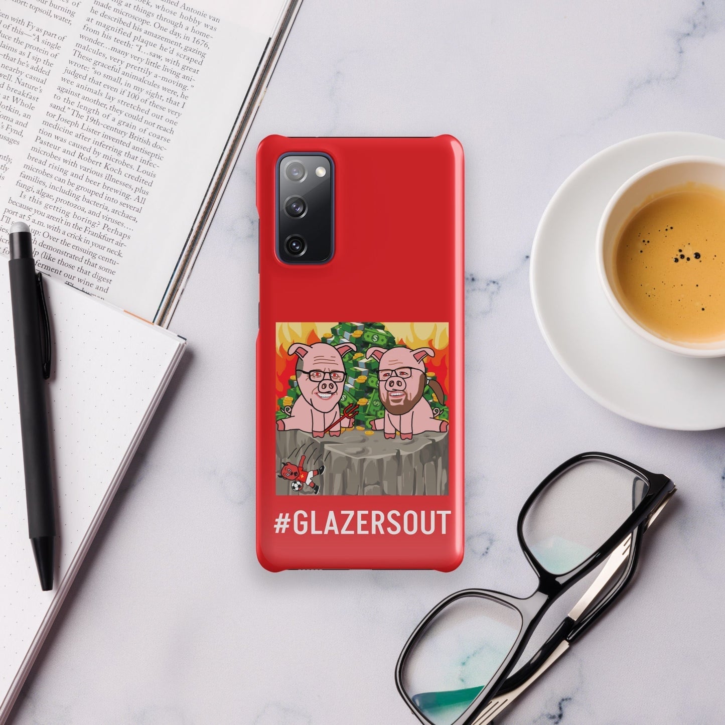 Glazers Out Manchester United Snap case for Samsung® red Glossy Samsung Galaxy S20 FE Mobile Phone Cases Football GlazersOut Manchester United Next Cult Brand