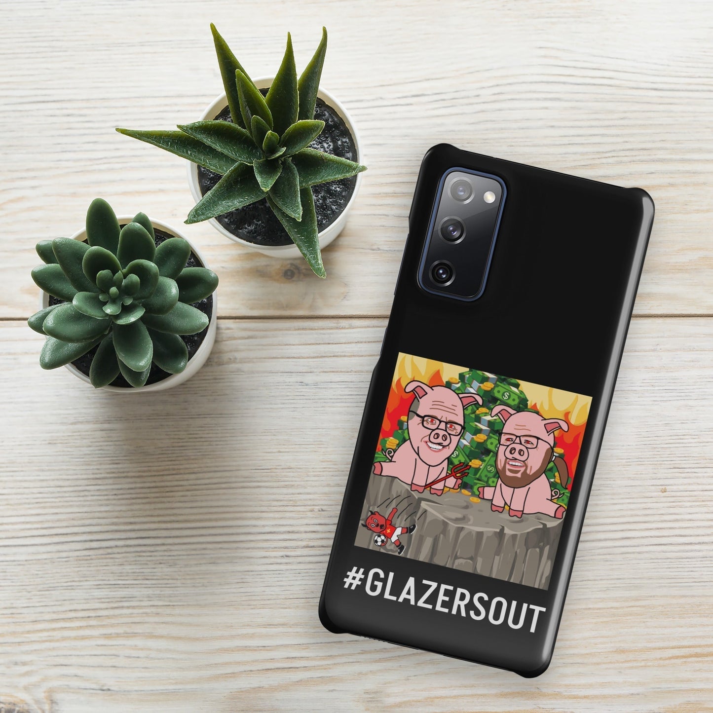 Glazers Out Manchester United Snap case for Samsung® black Glossy Samsung Galaxy S20 FE Mobile Phone Cases Football GlazersOut Manchester United Next Cult Brand