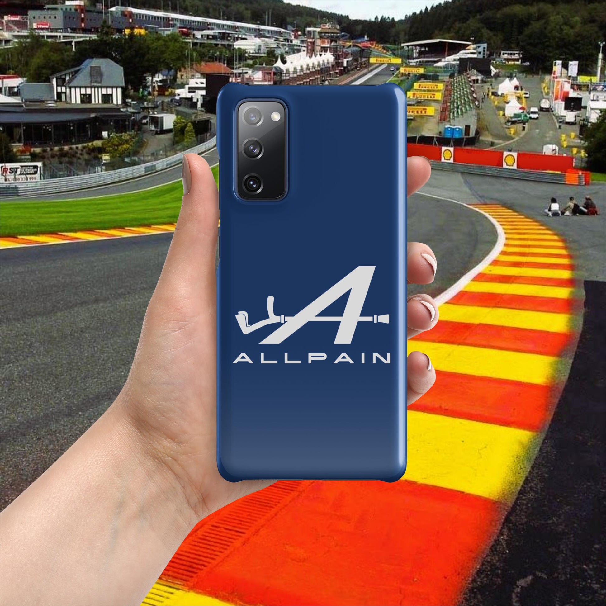 Allpain Alpine F1 Formula 1 Pierre Gasly Esteban Ocon Alpine Snap case for Samsung Glossy Samsung Galaxy S20 FE Mobile Phone Cases Alpine F1 Next Cult Brand