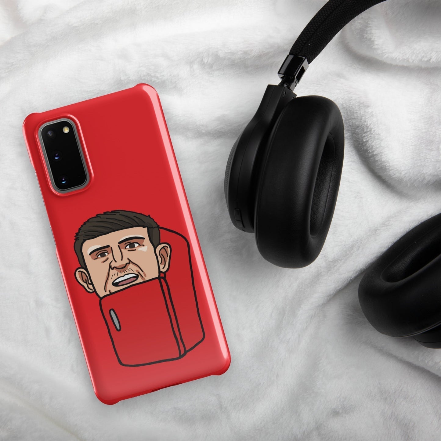 Harry ''The Fridge'' Maguire Snap Case for Samsung® Red Next Cult Brand Football, Harry Maguire, Manchester United, The Fridge