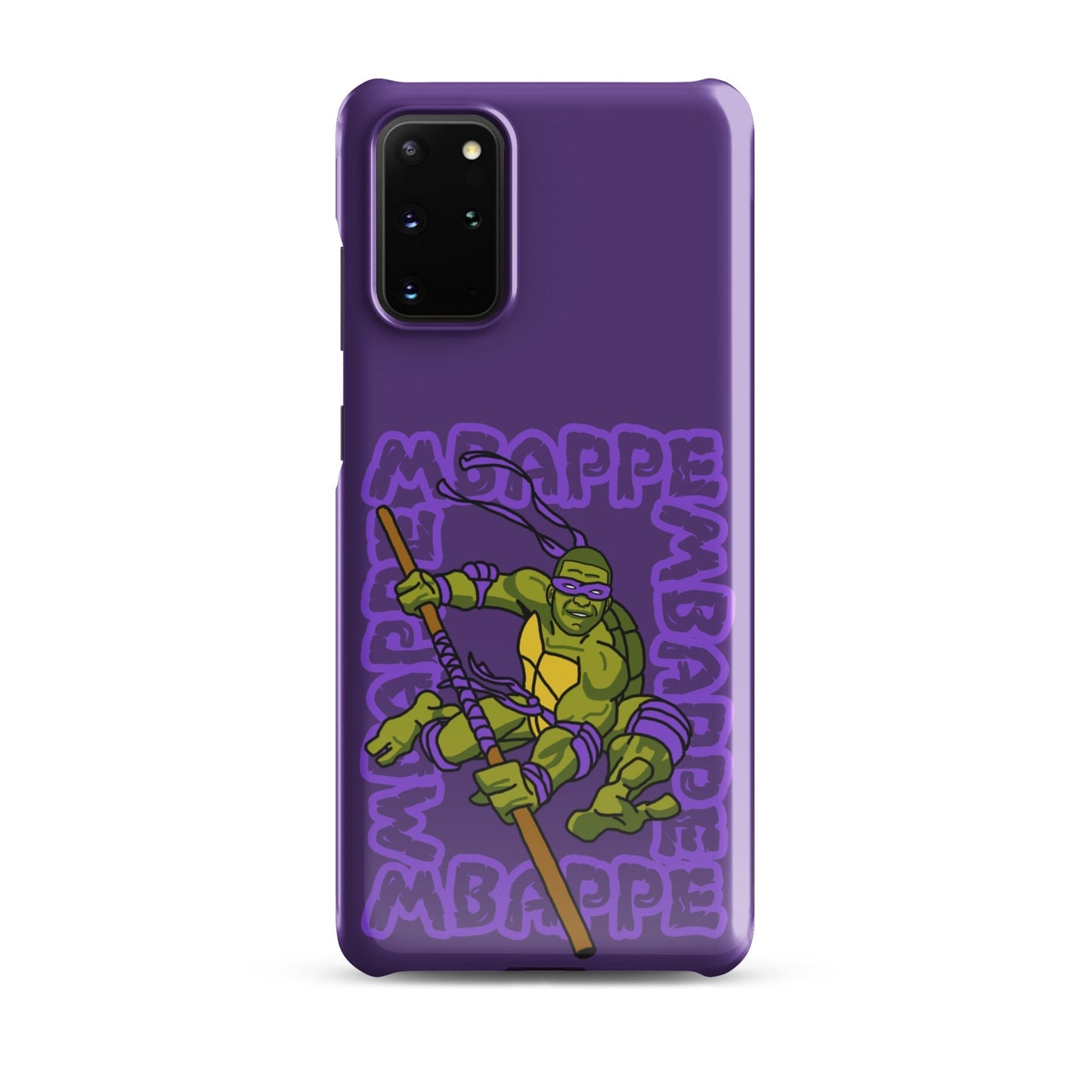 Kylian Mbappe Purple Ninja Turtle Donatello Snap case for Samsung® Glossy Samsung Galaxy S20 Plus Mobile Phone Cases Football Kylian Mbappe Ninja Turtles PSG Real Madrid Next Cult Brand