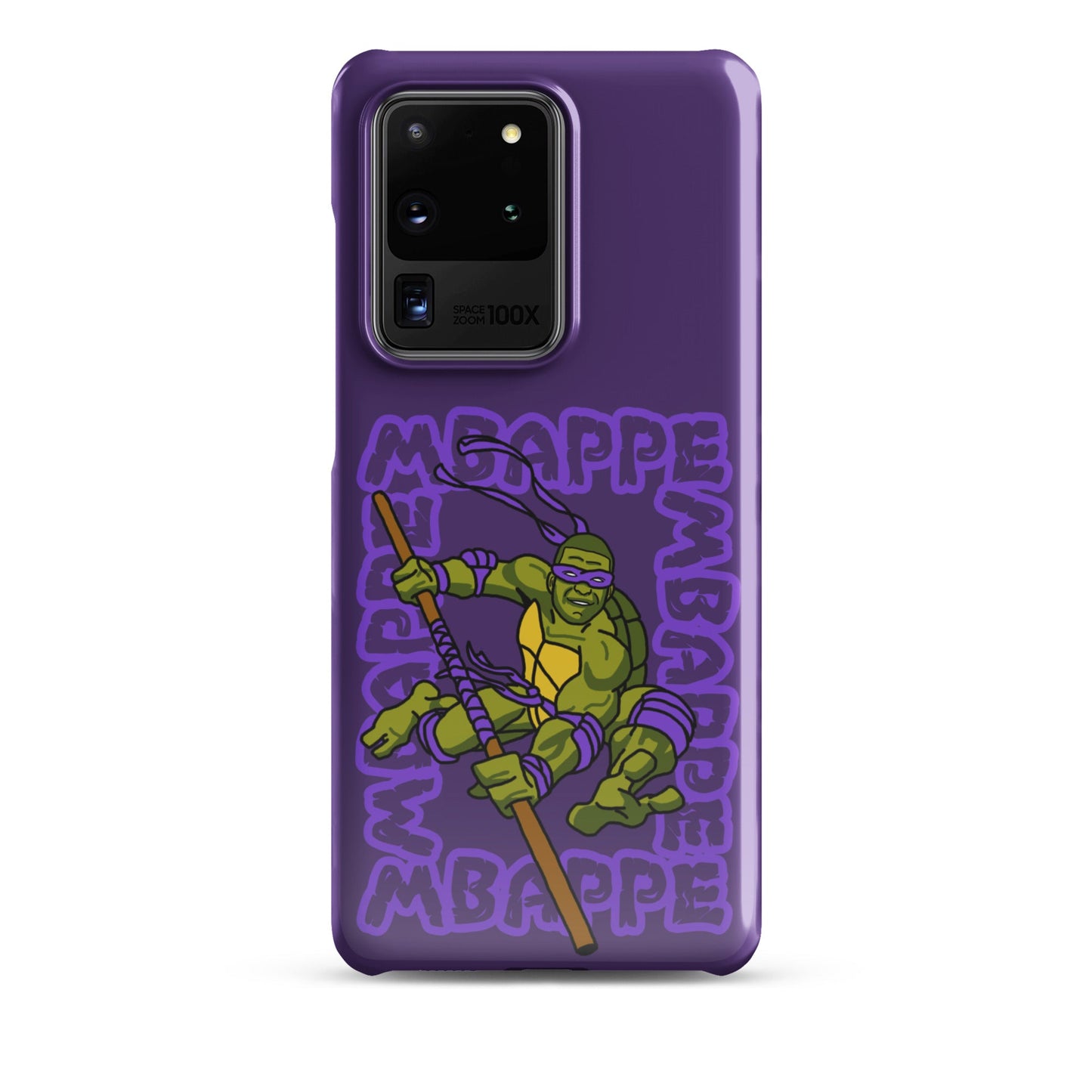 Kylian Mbappe Purple Ninja Turtle Donatello Snap case for Samsung® Next Cult Brand Donatello, Football, Kylian Mbappe, Ninja Turtles, PSG