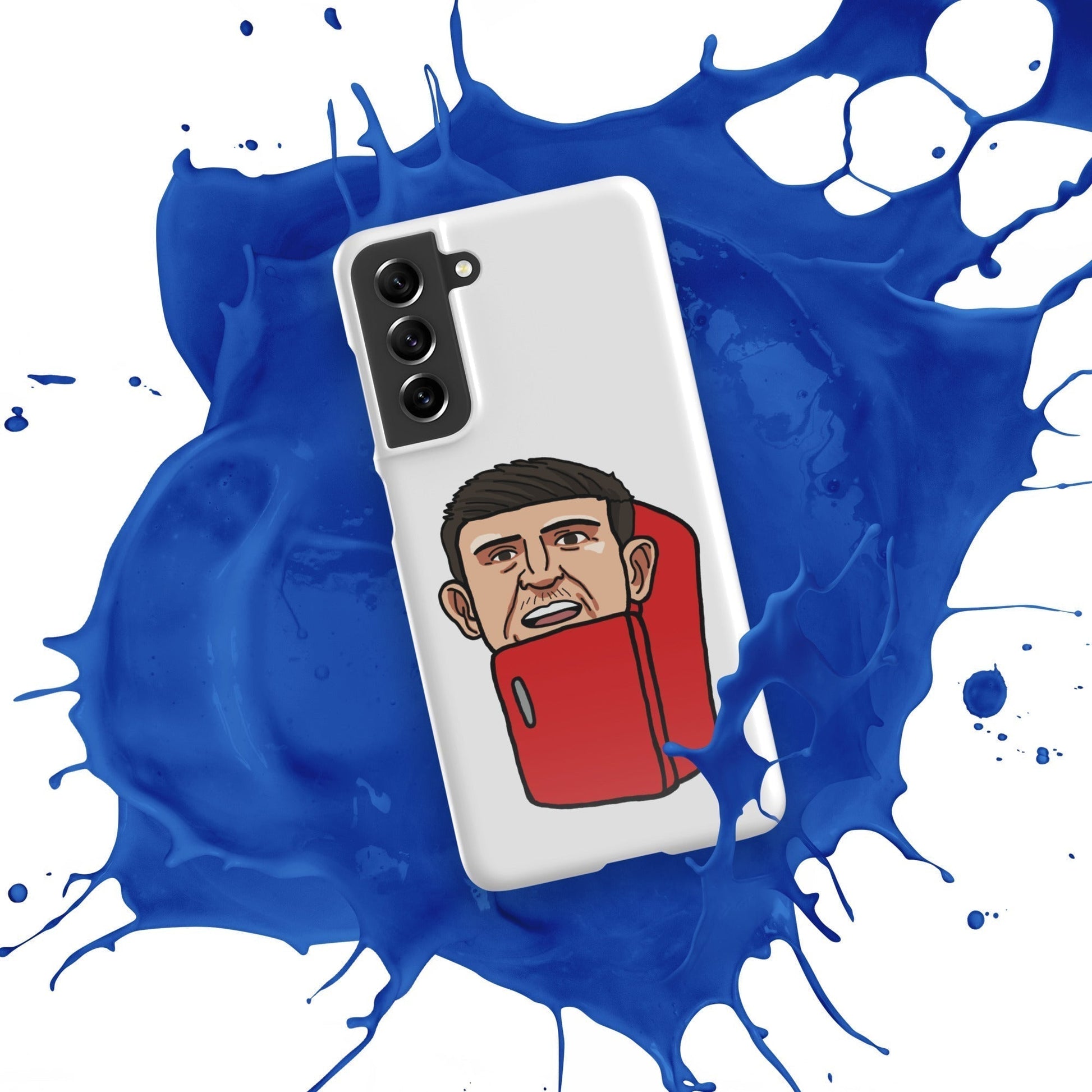 Harry ''The Fridge'' Maguire Snap Case for Samsung® Glossy Samsung Galaxy S21 FE Mobile Phone Cases Football Harry Maguire Manchester United The Fridge Next Cult Brand