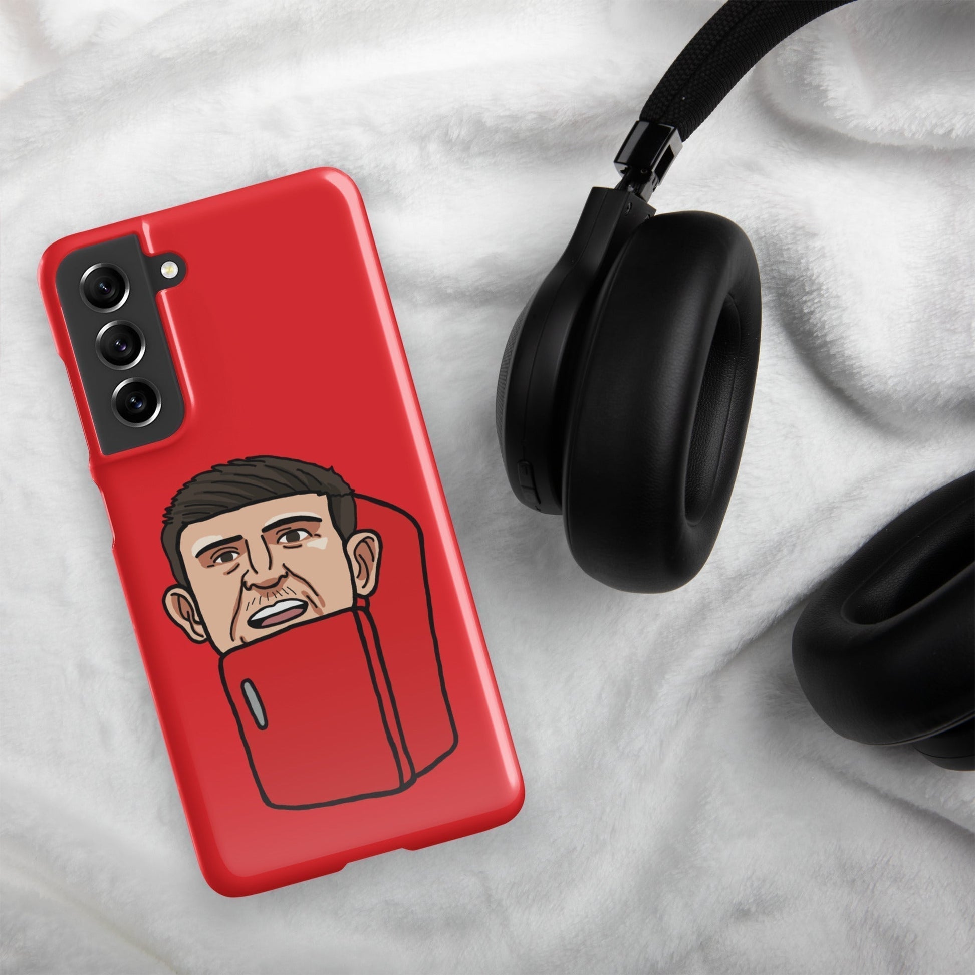 Harry ''The Fridge'' Maguire Snap Case for Samsung® Red Next Cult Brand Football, Harry Maguire, Manchester United, The Fridge