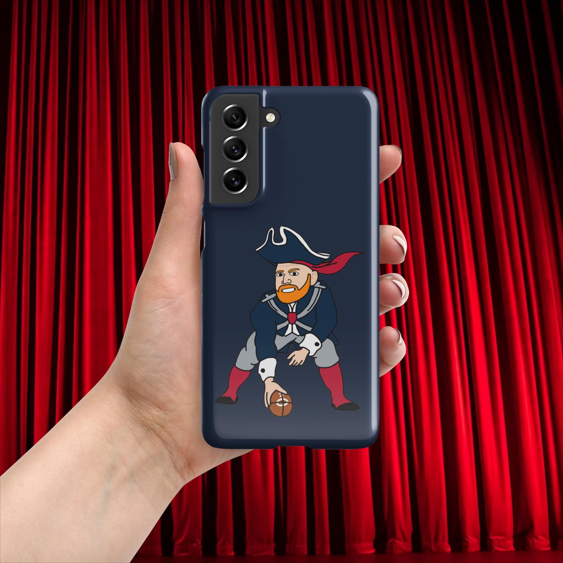 Bill Burrdy New England Patriots NFL Tom Brady Bill Burr Snap case for Samsung Glossy Samsung Galaxy S21 FE American Football Bill Burr Monday Morning Podcast New England Patriots NFL Podcasts Stand-up Comedy Next Cult Brand