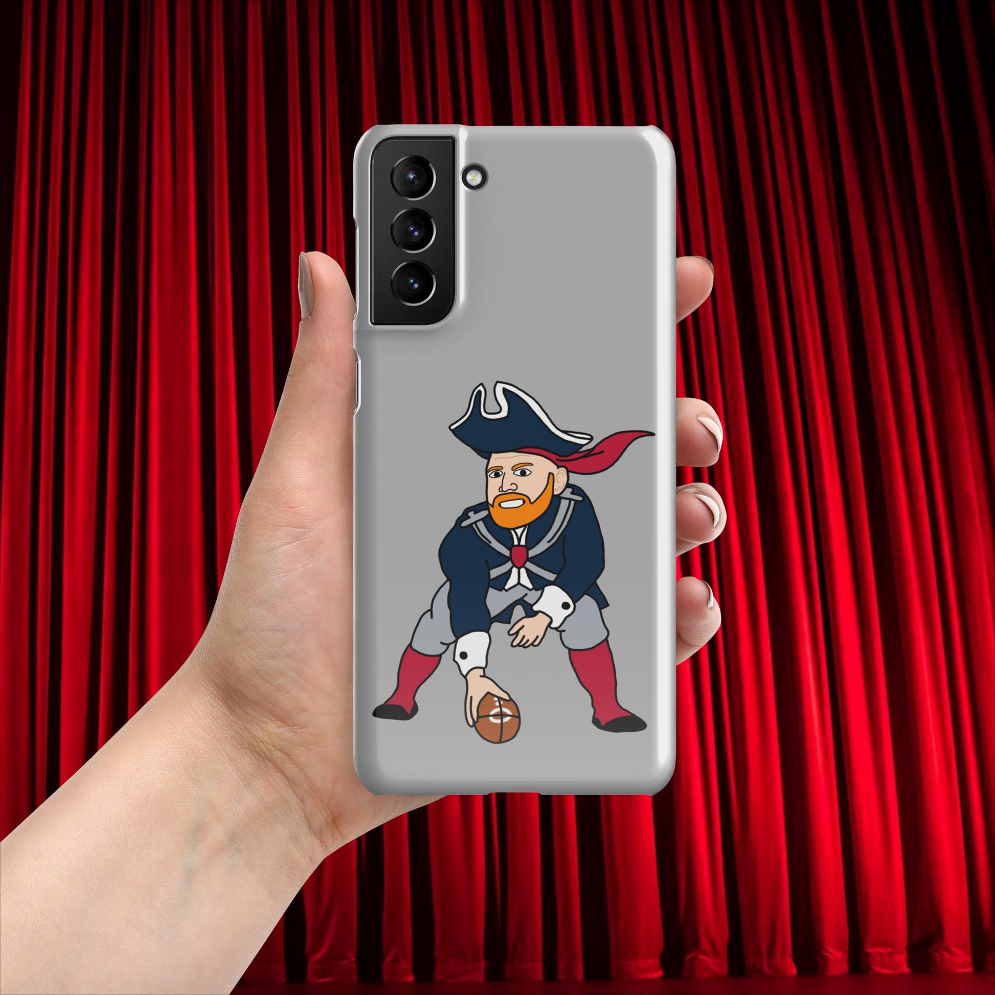 Bill Burrdy New England Patriots NFL Tom Brady Bill Burr Snap case for Samsung Glossy Samsung Galaxy S21 Plus American Football Bill Burr Monday Morning Podcast New England Patriots NFL Podcasts Stand-up Comedy Next Cult Brand