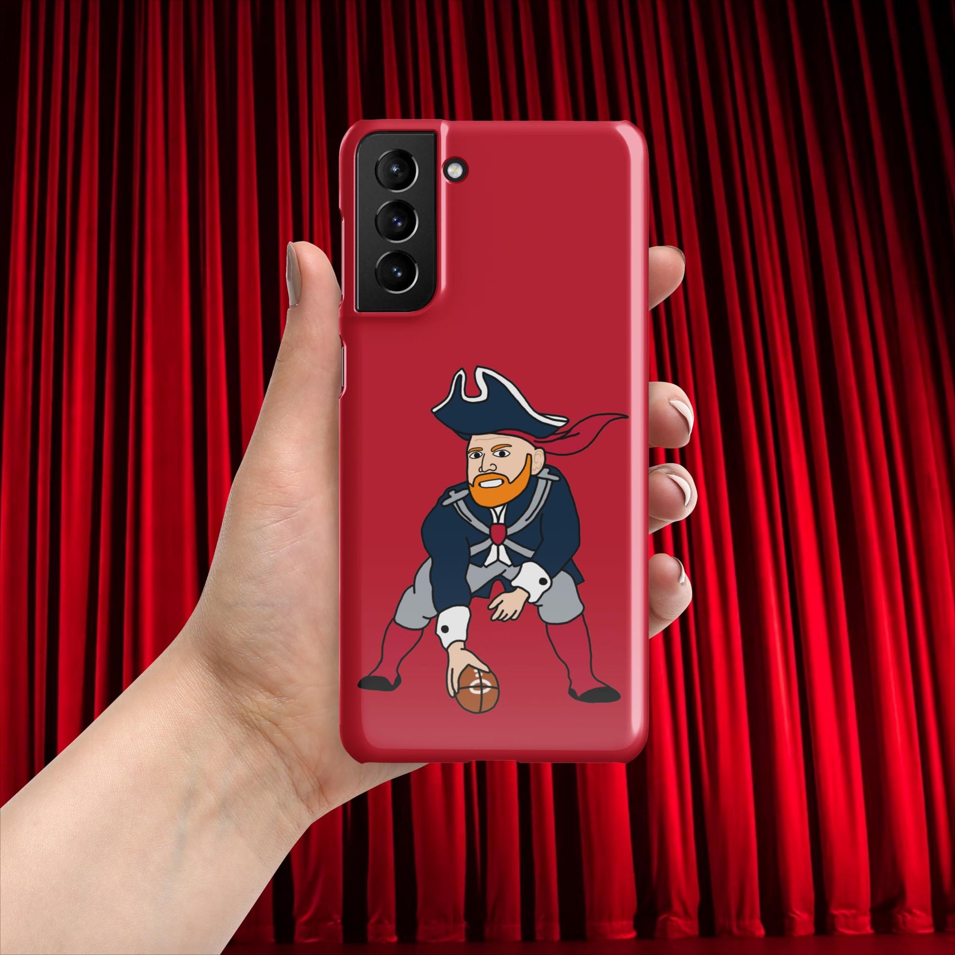 Bill Burrdy New England Patriots NFL Tom Brady Bill Burr Snap case for Samsung Glossy Samsung Galaxy S21 Plus American Football Bill Burr Monday Morning Podcast New England Patriots NFL Podcasts Stand-up Comedy Next Cult Brand