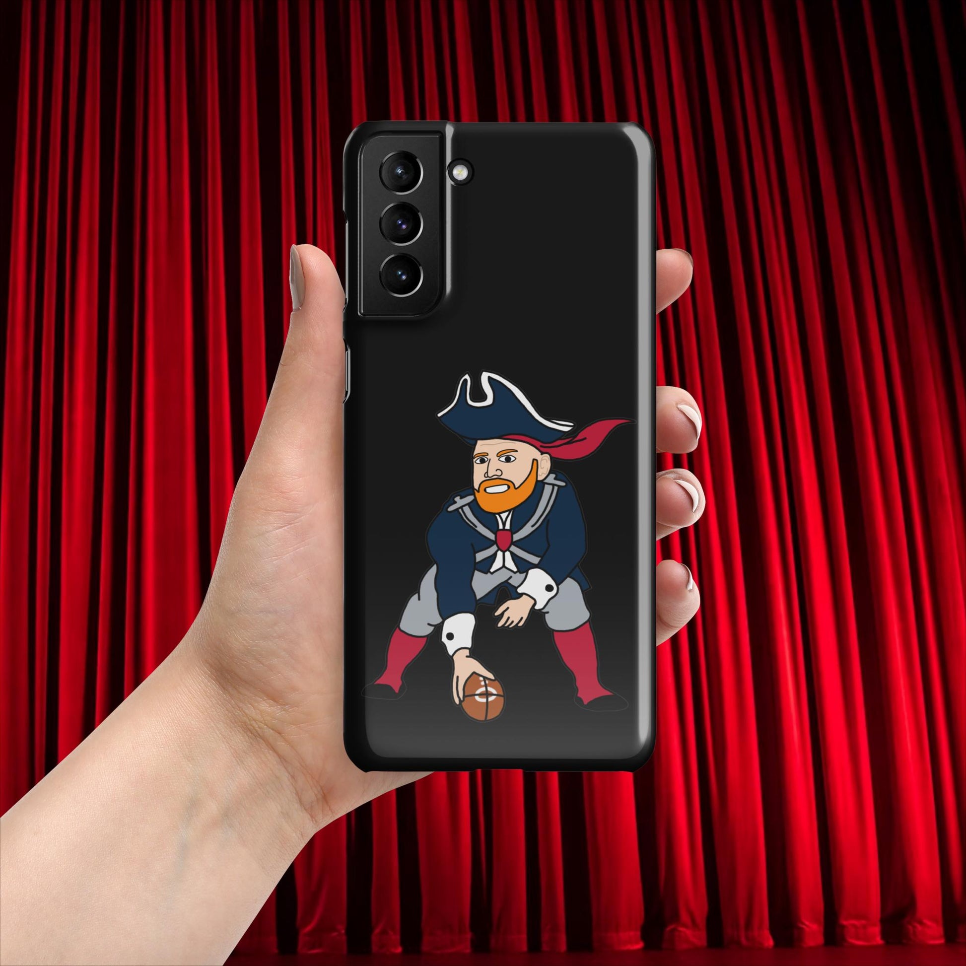 Bill Burrdy New England Patriots NFL Tom Brady Bill Burr Snap case for Samsung Glossy Samsung Galaxy S21 Plus American Football Bill Burr Monday Morning Podcast New England Patriots NFL Podcasts Stand-up Comedy Next Cult Brand