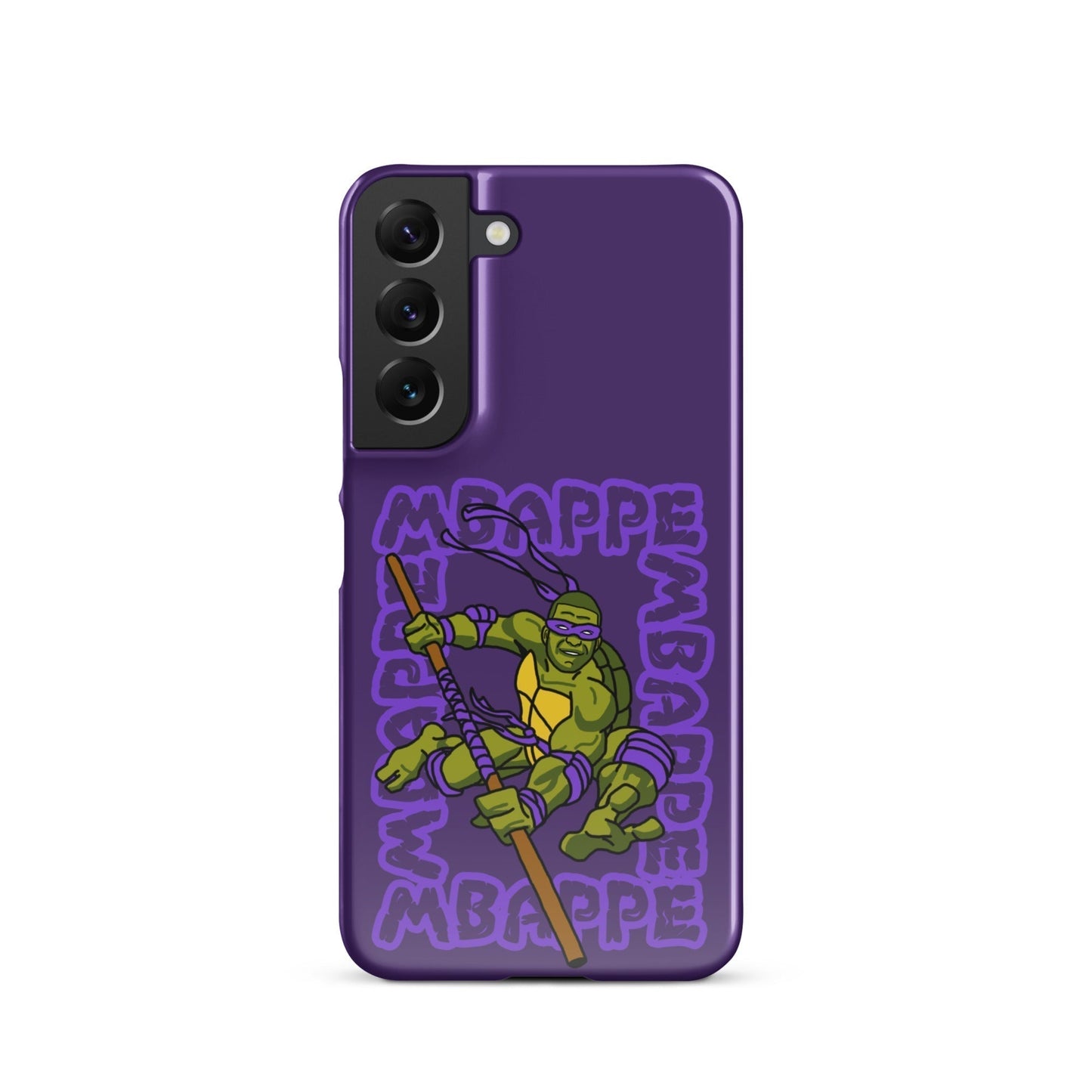 Kylian Mbappe Purple Ninja Turtle Donatello Snap case for Samsung® Next Cult Brand Donatello, Football, Kylian Mbappe, Ninja Turtles, PSG