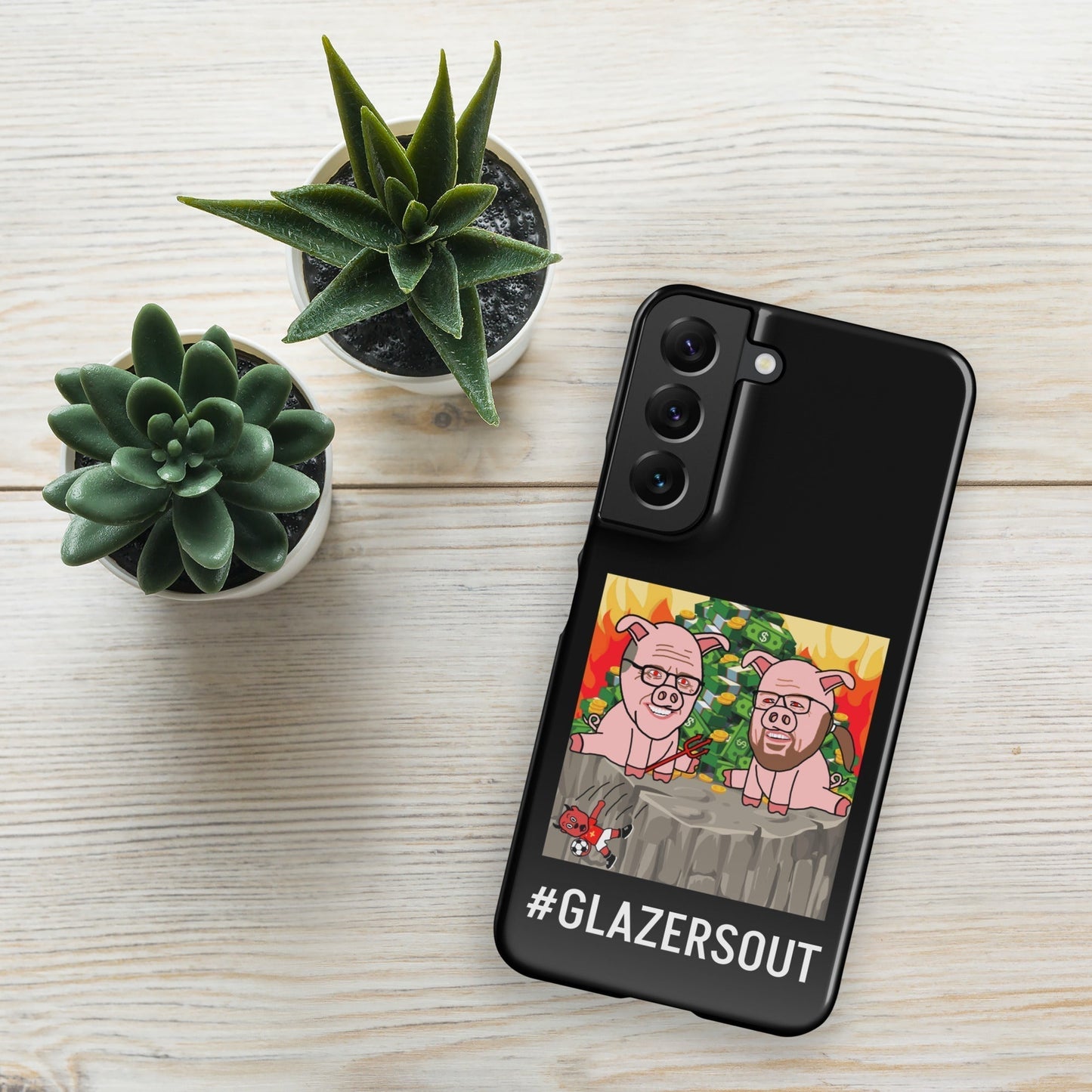 Glazers Out Manchester United Snap case for Samsung® black Next Cult Brand Football, GlazersOut, Manchester United