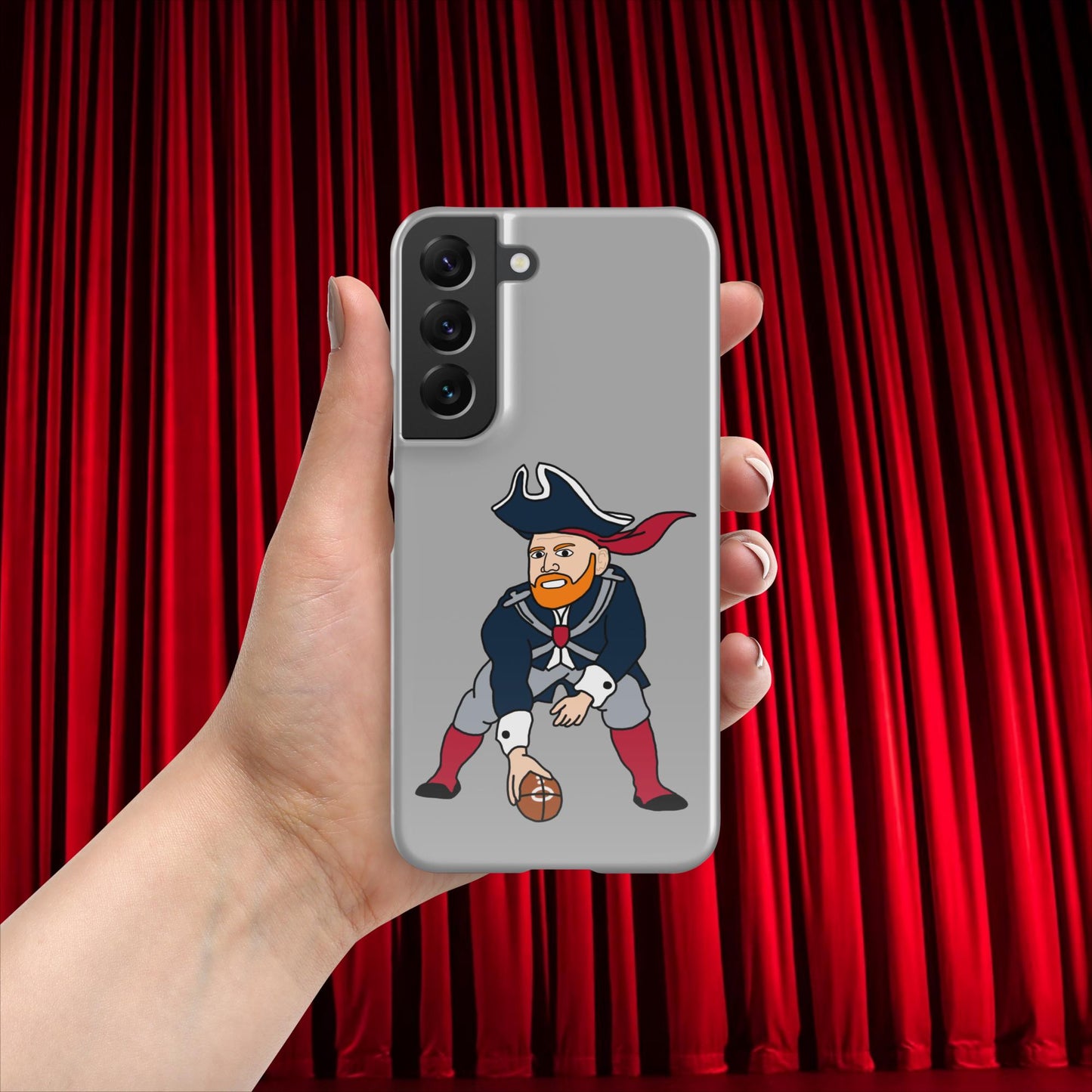 Bill Burrdy New England Patriots NFL Tom Brady Bill Burr Snap case for Samsung Glossy Samsung Galaxy S22 American Football Bill Burr Monday Morning Podcast New England Patriots NFL Podcasts Stand-up Comedy Next Cult Brand