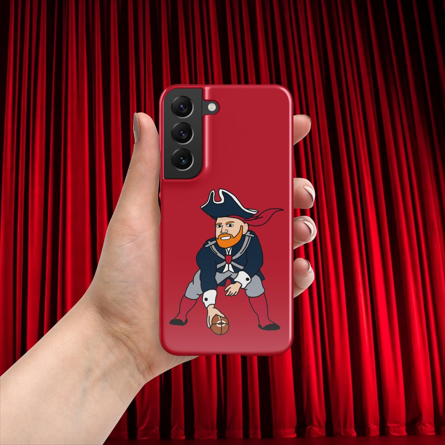 Bill Burrdy New England Patriots NFL Tom Brady Bill Burr Snap case for Samsung Glossy Samsung Galaxy S22 American Football Bill Burr Monday Morning Podcast New England Patriots NFL Podcasts Stand-up Comedy Next Cult Brand