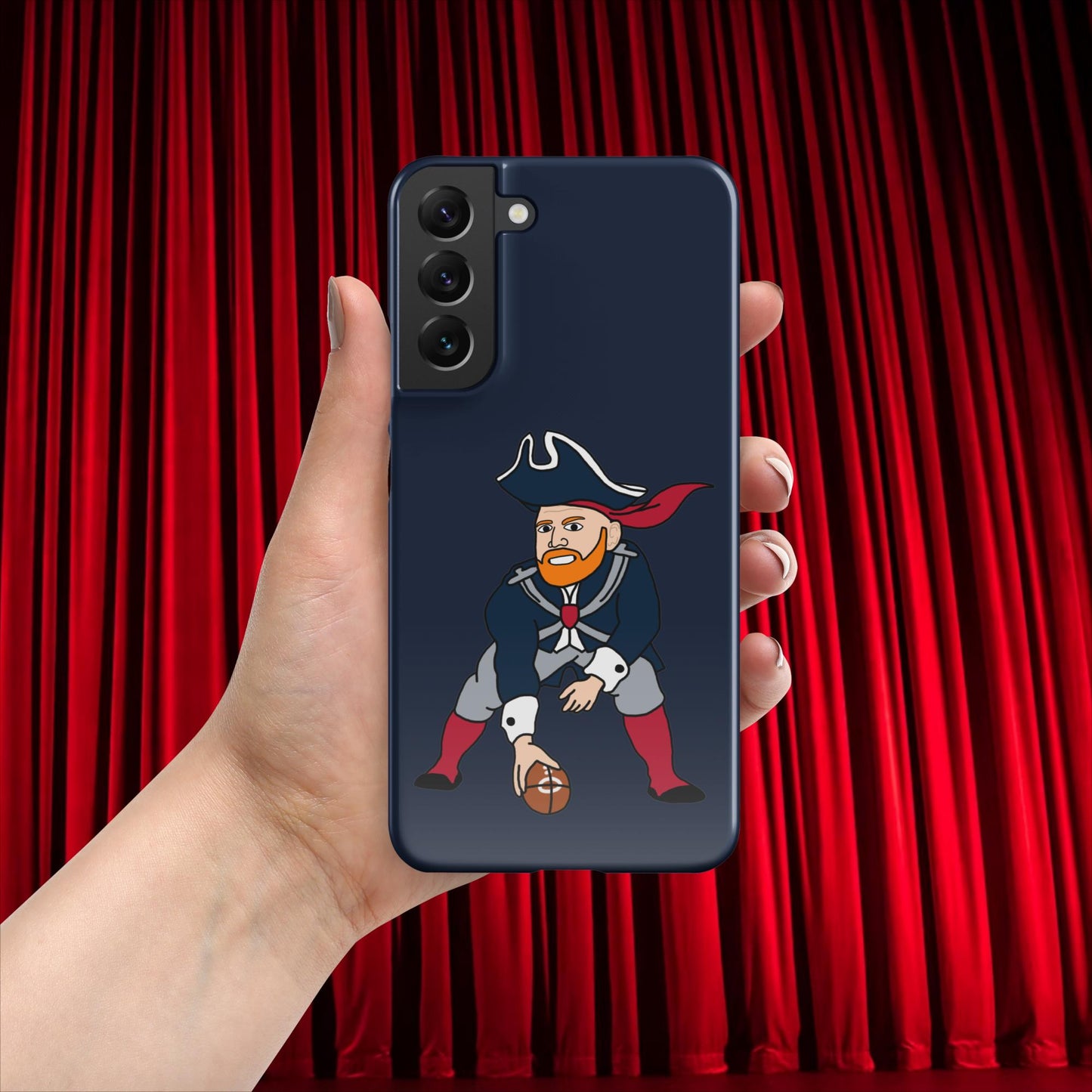 Bill Burrdy New England Patriots NFL Tom Brady Bill Burr Snap case for Samsung Glossy Samsung Galaxy S22 Plus American Football Bill Burr Monday Morning Podcast New England Patriots NFL Podcasts Stand-up Comedy Next Cult Brand