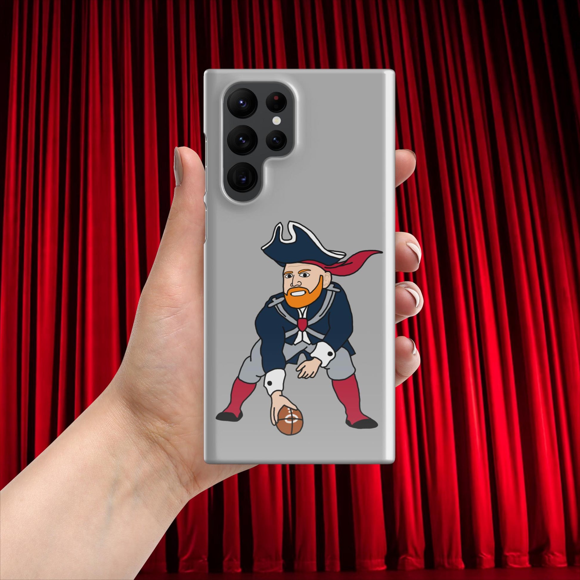 Bill Burrdy New England Patriots NFL Tom Brady Bill Burr Snap case for Samsung Glossy Samsung Galaxy S22 Ultra American Football Bill Burr Monday Morning Podcast New England Patriots NFL Podcasts Stand-up Comedy Next Cult Brand