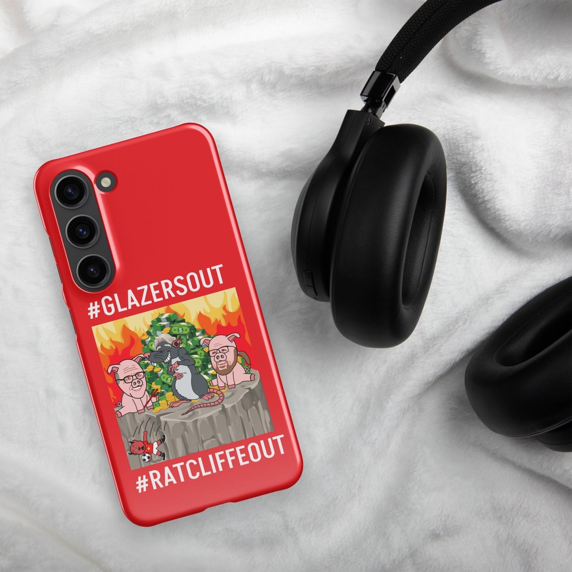 Manchester United Ratcliffe Out, Glazers Out Snap case for Samsung® red Next Cult Brand Football, GlazersOut, Manchester United, RatcliffeOut