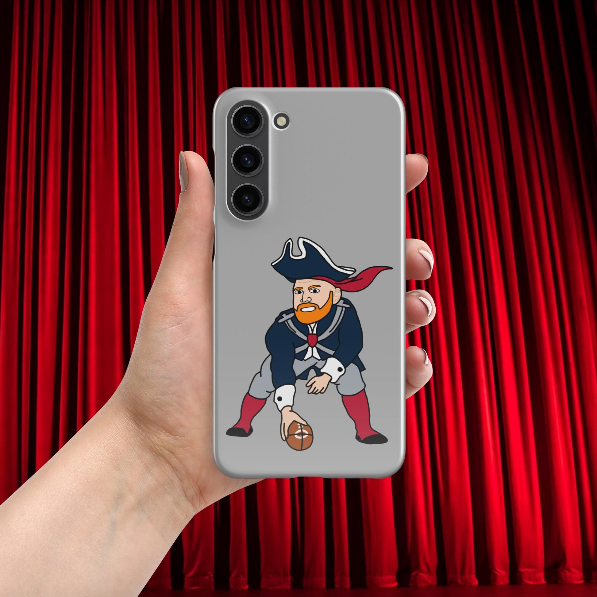 Bill Burrdy New England Patriots NFL Tom Brady Bill Burr Snap case for Samsung Glossy Samsung Galaxy S23 Plus American Football Bill Burr Monday Morning Podcast New England Patriots NFL Podcasts Stand-up Comedy Next Cult Brand