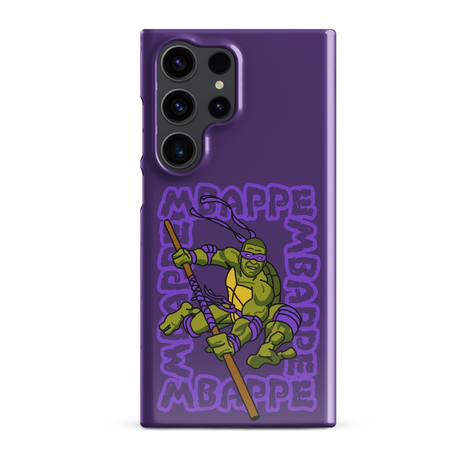 Kylian Mbappe Purple Ninja Turtle Donatello Snap case for Samsung® Next Cult Brand Donatello, Football, Kylian Mbappe, Ninja Turtles, PSG