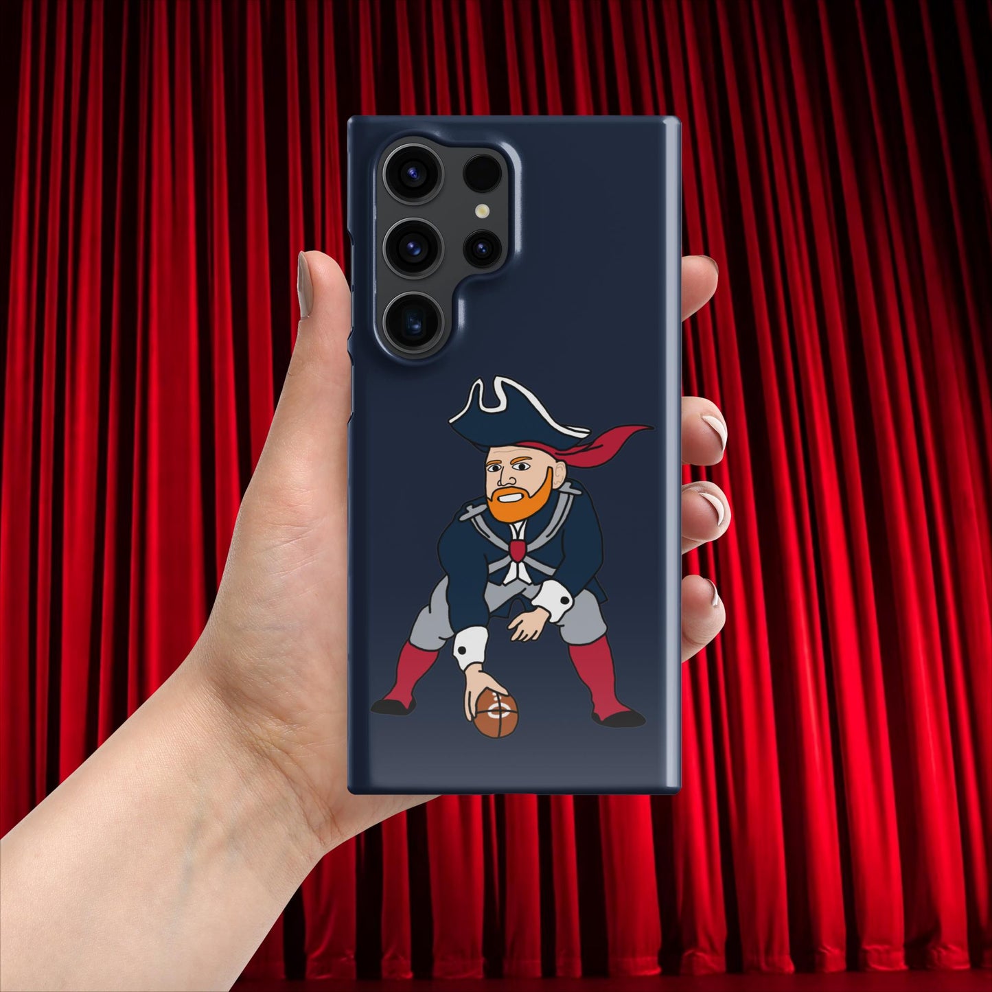 Bill Burrdy New England Patriots NFL Tom Brady Bill Burr Snap case for Samsung Glossy Samsung Galaxy S23 Ultra American Football Bill Burr Monday Morning Podcast New England Patriots NFL Podcasts Stand-up Comedy Next Cult Brand