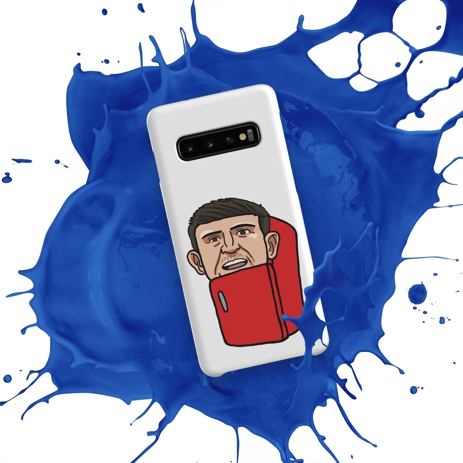 Harry ''The Fridge'' Maguire Snap Case for Samsung® Matte Samsung Galaxy S10 Mobile Phone Cases Football Harry Maguire Manchester United The Fridge Next Cult Brand