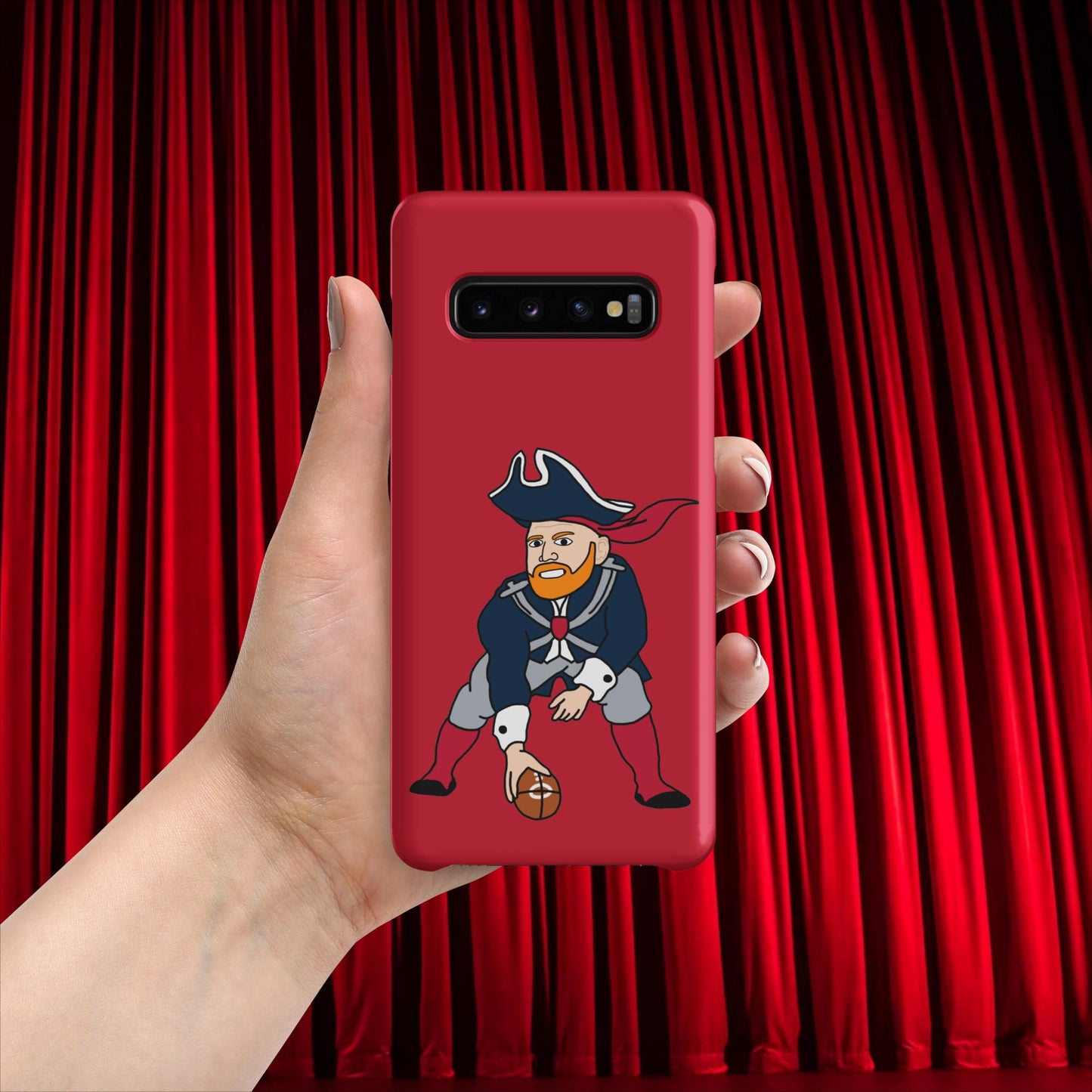 Bill Burrdy New England Patriots NFL Tom Brady Bill Burr Snap case for Samsung Matte Samsung Galaxy S10 American Football Bill Burr Monday Morning Podcast New England Patriots NFL Podcasts Stand-up Comedy Next Cult Brand