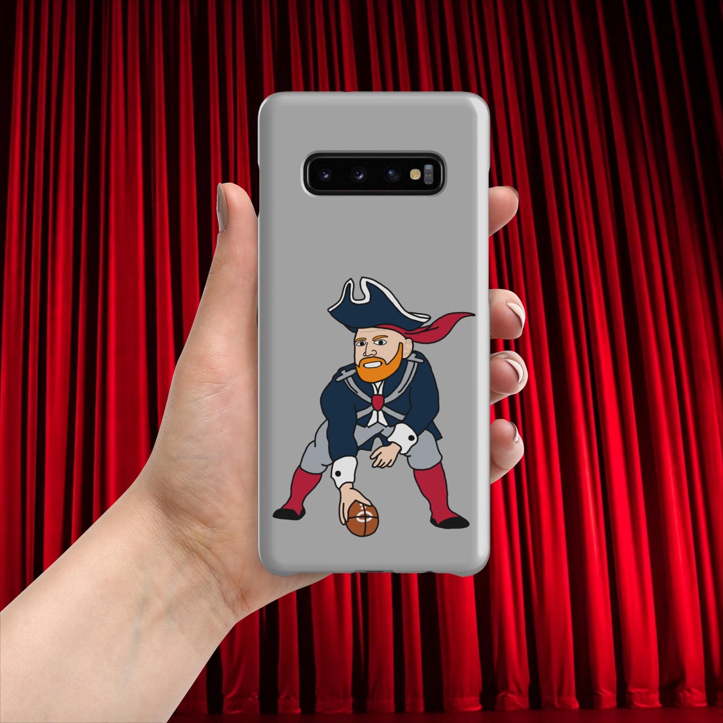 Bill Burrdy New England Patriots NFL Tom Brady Bill Burr Snap case for Samsung Matte Samsung Galaxy S10 Plus American Football Bill Burr Monday Morning Podcast New England Patriots NFL Podcasts Stand-up Comedy Next Cult Brand