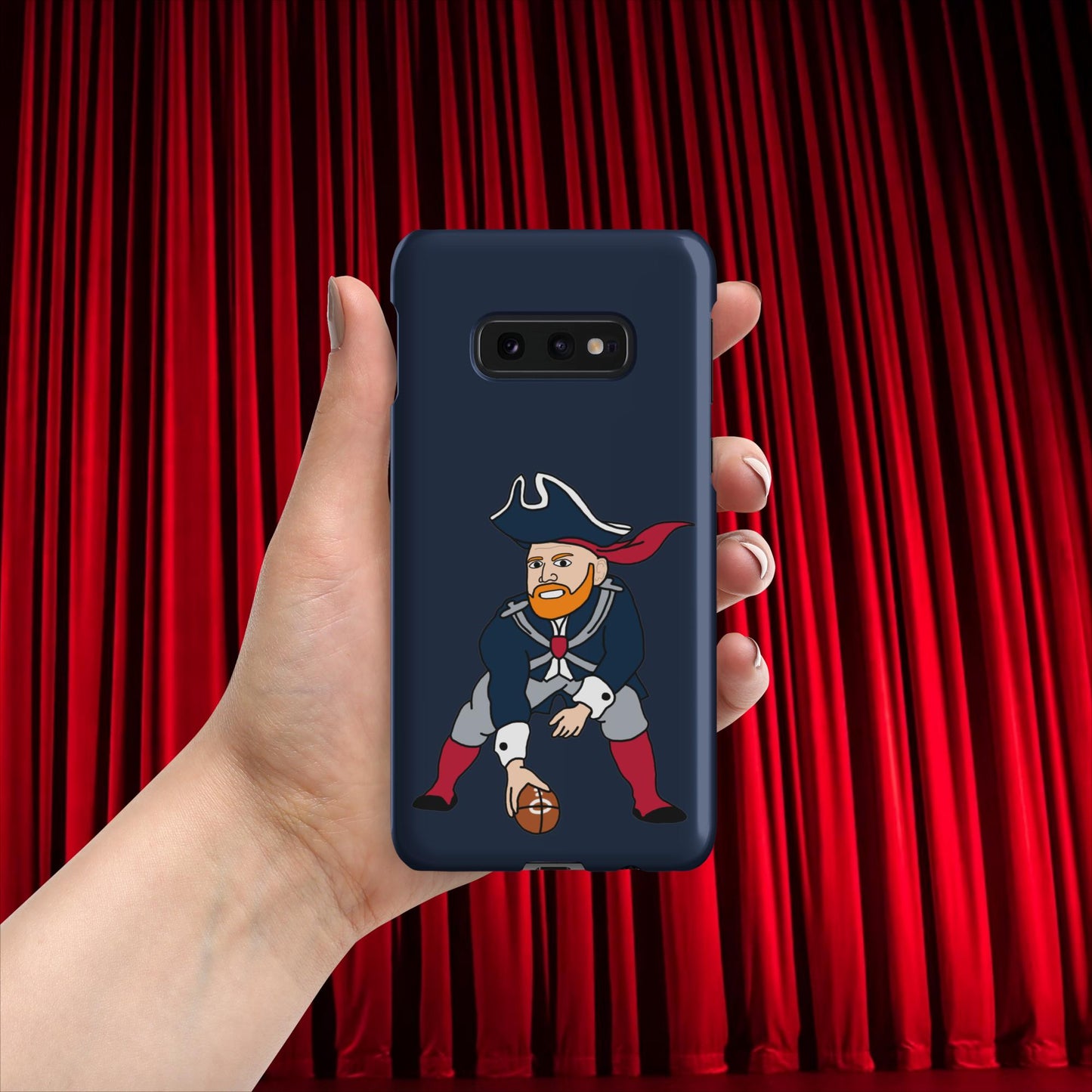 Bill Burrdy New England Patriots NFL Tom Brady Bill Burr Snap case for Samsung Matte Samsung Galaxy S10e American Football Bill Burr Monday Morning Podcast New England Patriots NFL Podcasts Stand-up Comedy Next Cult Brand