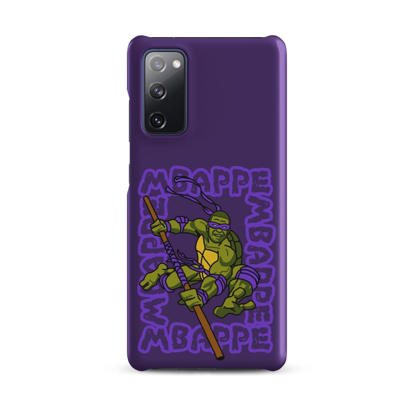 Kylian Mbappe Purple Ninja Turtle Donatello Snap case for Samsung® Matte Samsung Galaxy S20 FE Mobile Phone Cases Football Kylian Mbappe Ninja Turtles PSG Real Madrid Next Cult Brand