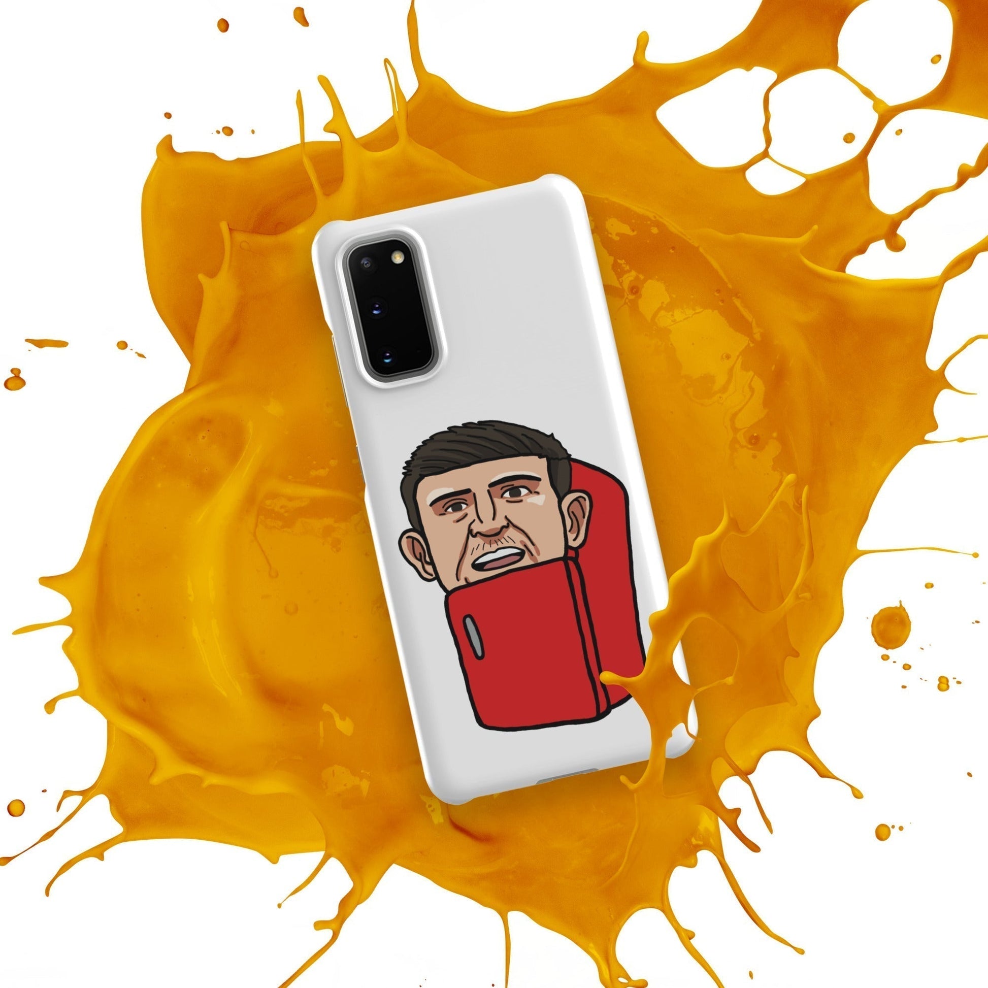 Harry ''The Fridge'' Maguire Snap Case for Samsung® Mobile Phone Cases Football Harry Maguire Manchester United The Fridge Next Cult Brand