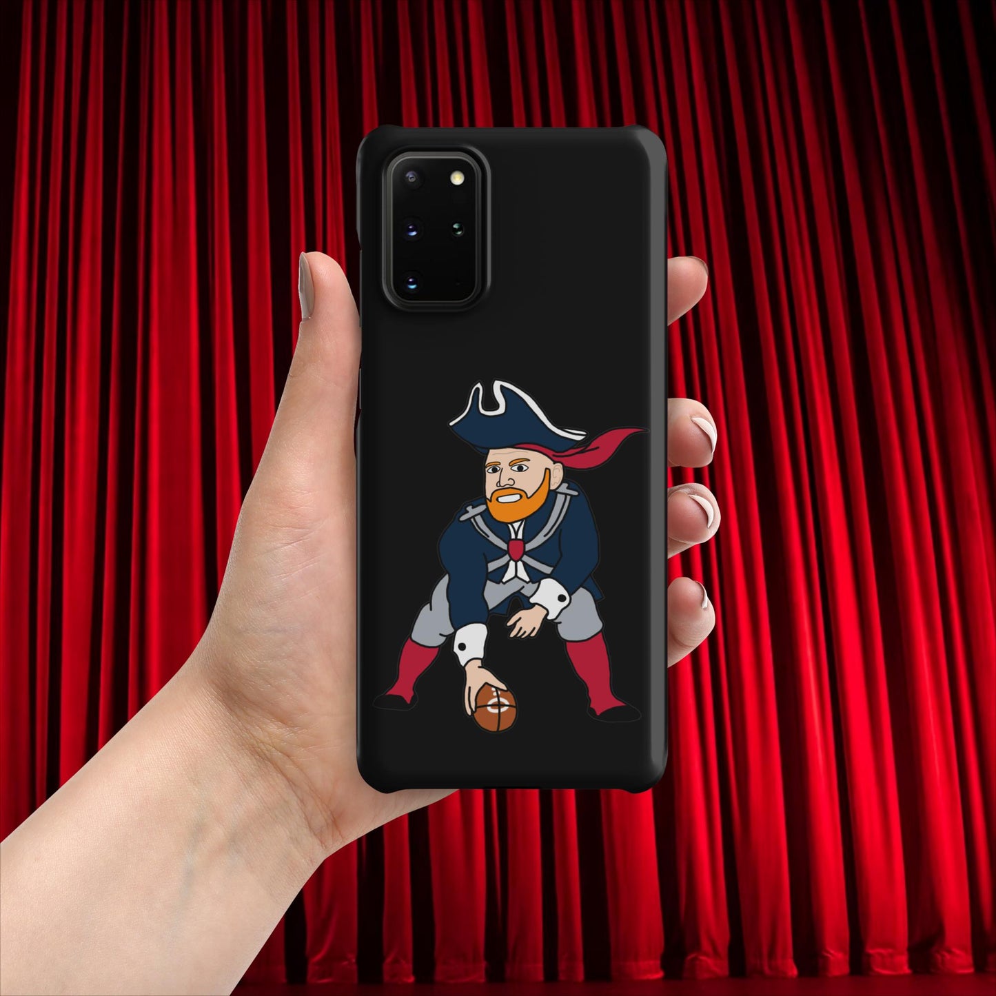 Bill Burrdy New England Patriots NFL Tom Brady Bill Burr Snap case for Samsung Matte Samsung Galaxy S20 Plus American Football Bill Burr Monday Morning Podcast New England Patriots NFL Podcasts Stand-up Comedy Next Cult Brand