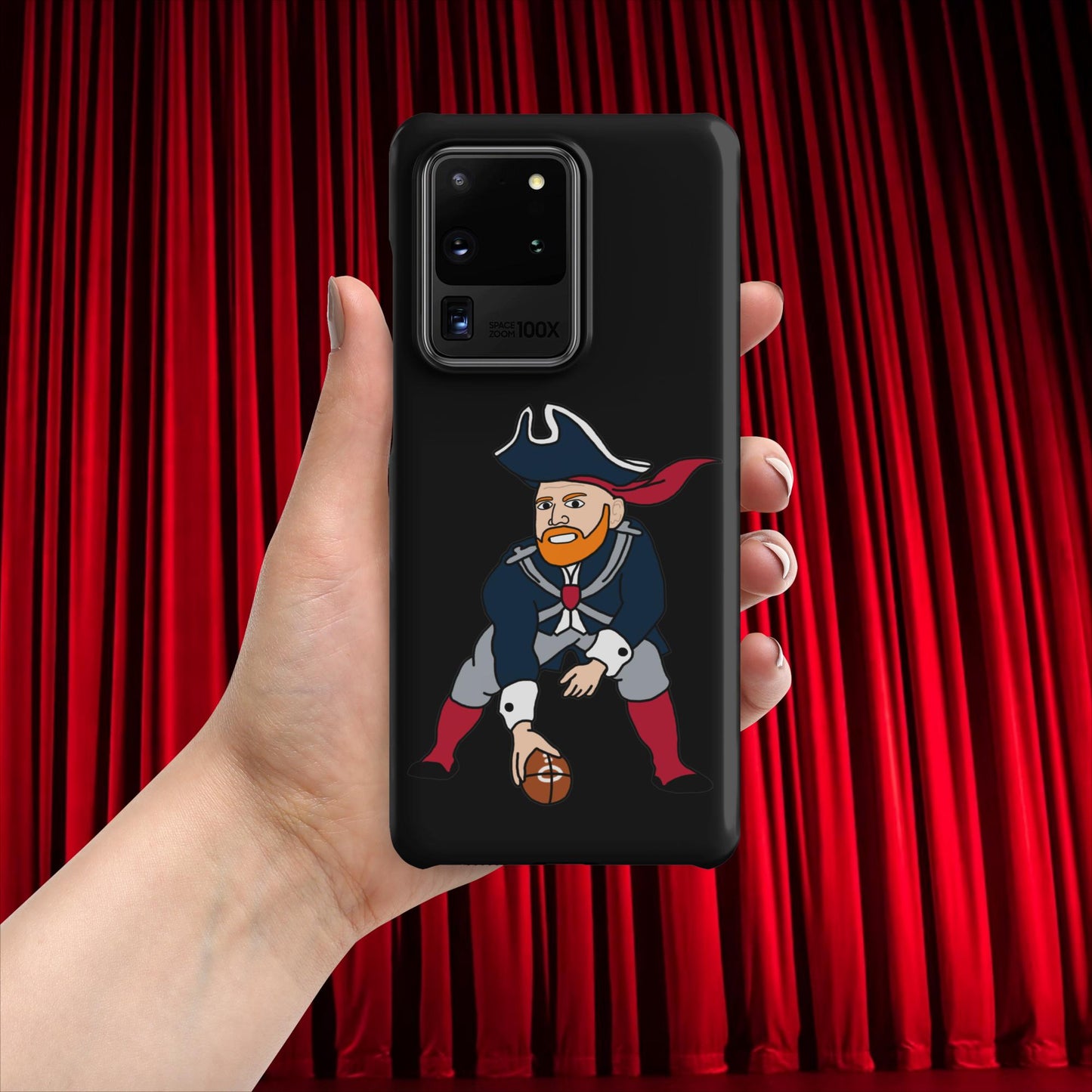 Bill Burrdy New England Patriots NFL Tom Brady Bill Burr Snap case for Samsung Matte Samsung Galaxy S20 Ultra American Football Bill Burr Monday Morning Podcast New England Patriots NFL Podcasts Stand-up Comedy Next Cult Brand