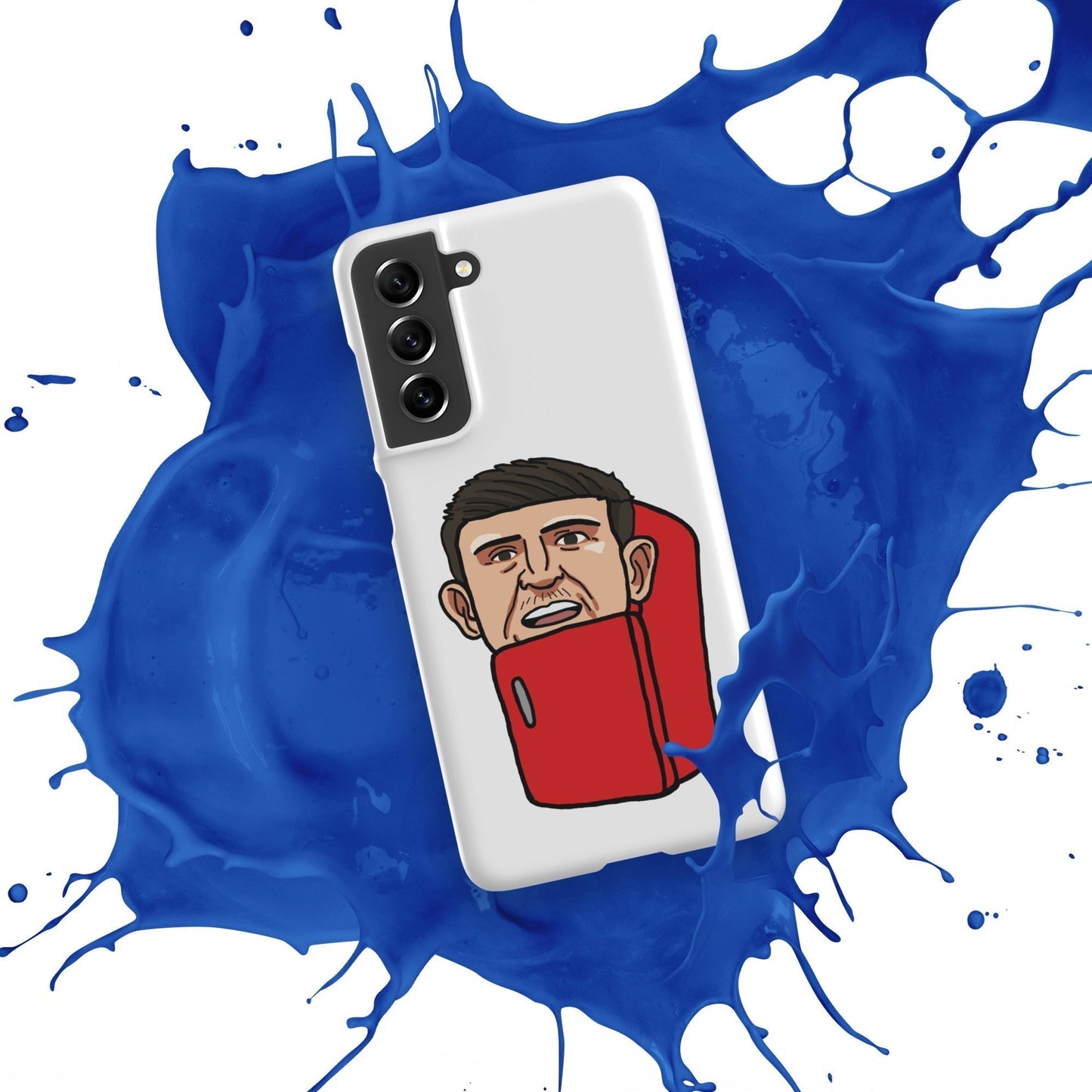 Harry ''The Fridge'' Maguire Snap Case for Samsung® Matte Samsung Galaxy S21 FE Mobile Phone Cases Football Harry Maguire Manchester United The Fridge Next Cult Brand