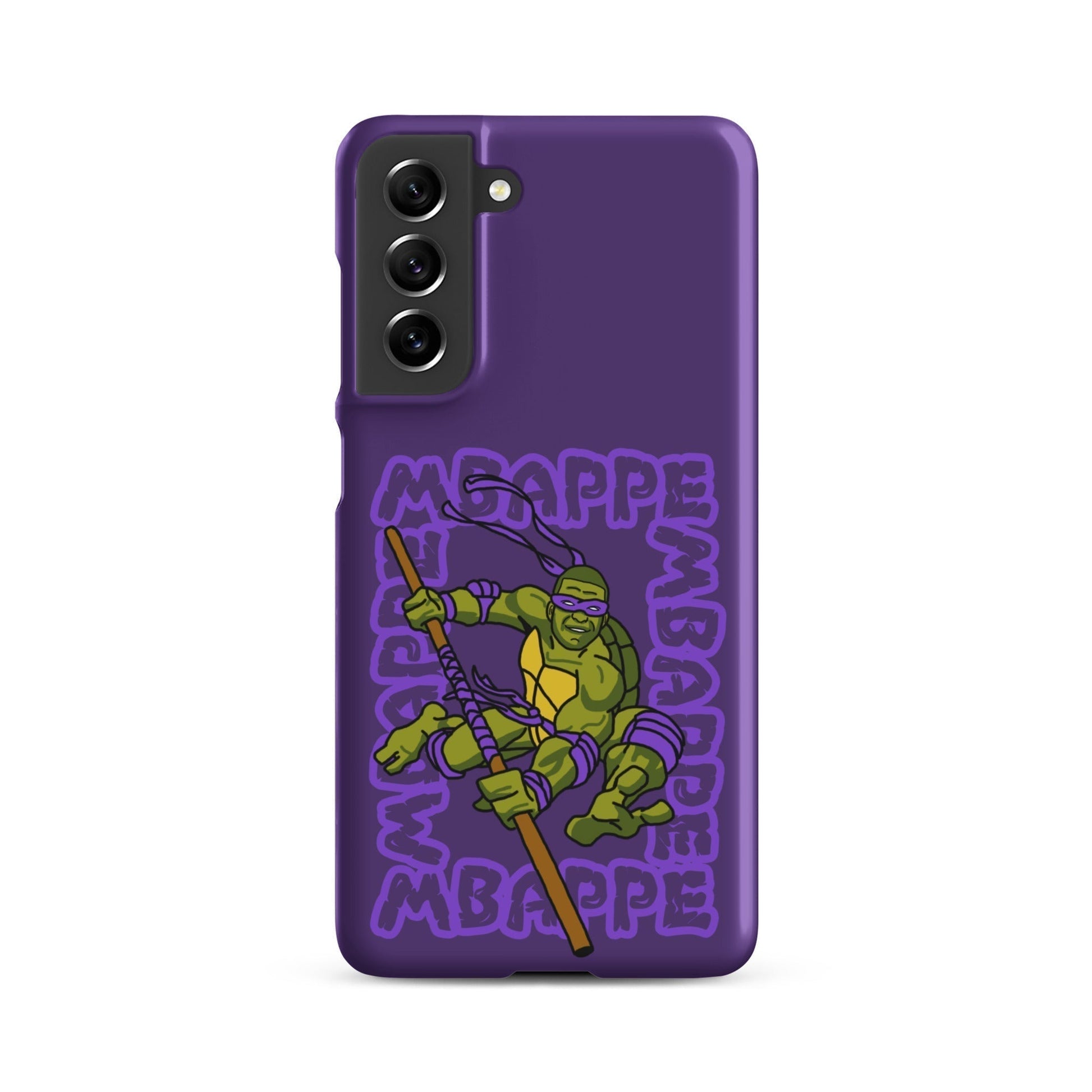 Kylian Mbappe Purple Ninja Turtle Donatello Snap case for Samsung® Next Cult Brand Donatello, Football, Kylian Mbappe, Ninja Turtles, PSG