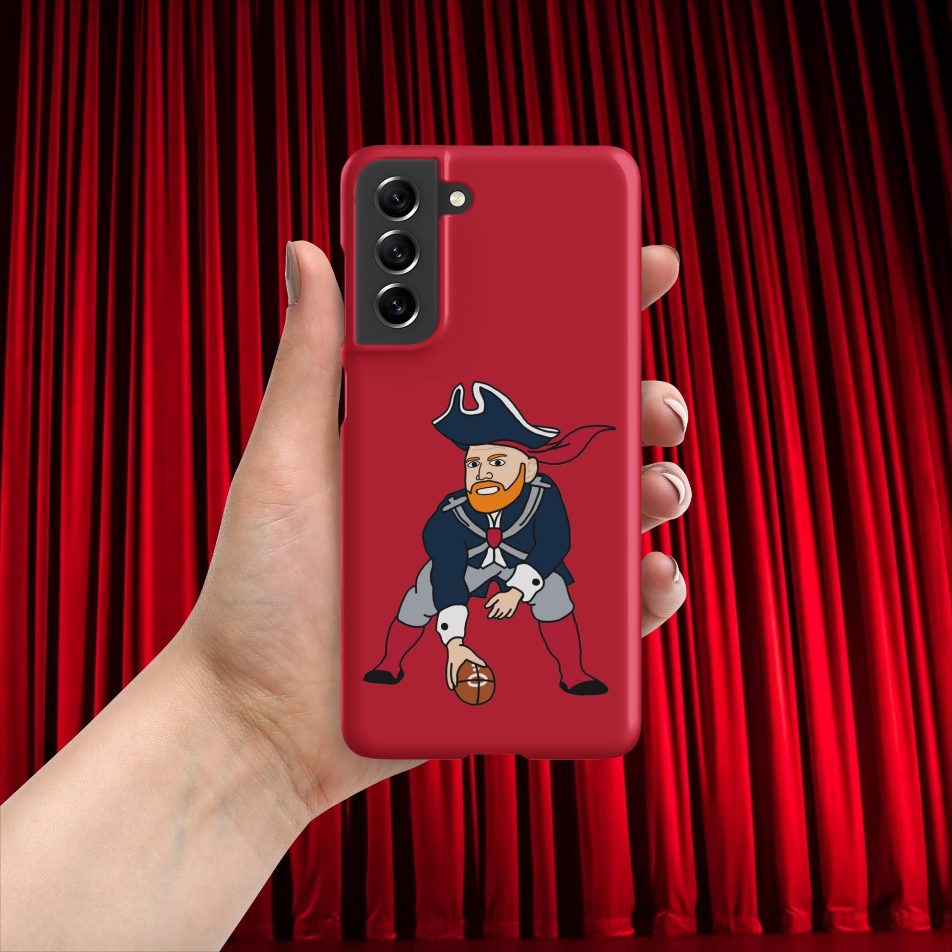 Bill Burrdy New England Patriots NFL Tom Brady Bill Burr Snap case for Samsung Matte Samsung Galaxy S21 FE American Football Bill Burr Monday Morning Podcast New England Patriots NFL Podcasts Stand-up Comedy Next Cult Brand