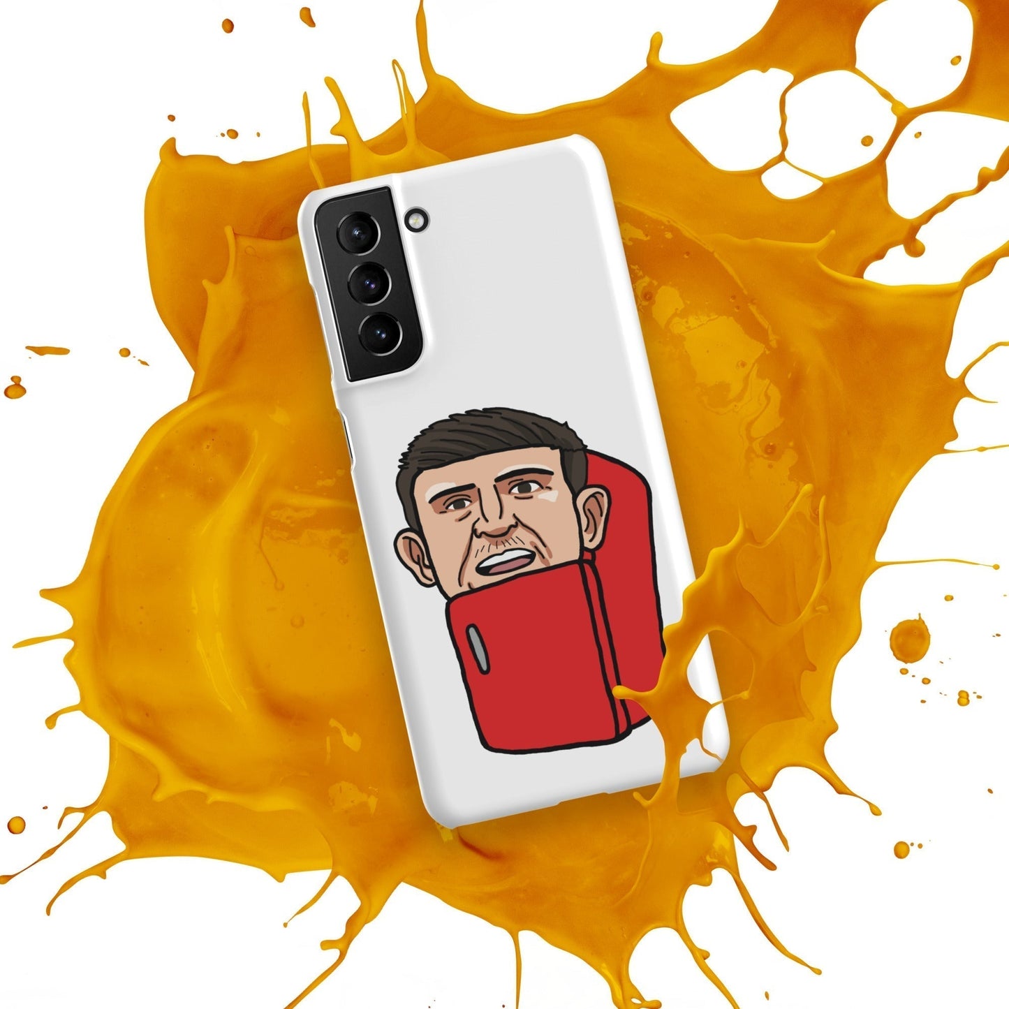 Harry ''The Fridge'' Maguire Snap Case for Samsung® Mobile Phone Cases Football Harry Maguire Manchester United The Fridge Next Cult Brand