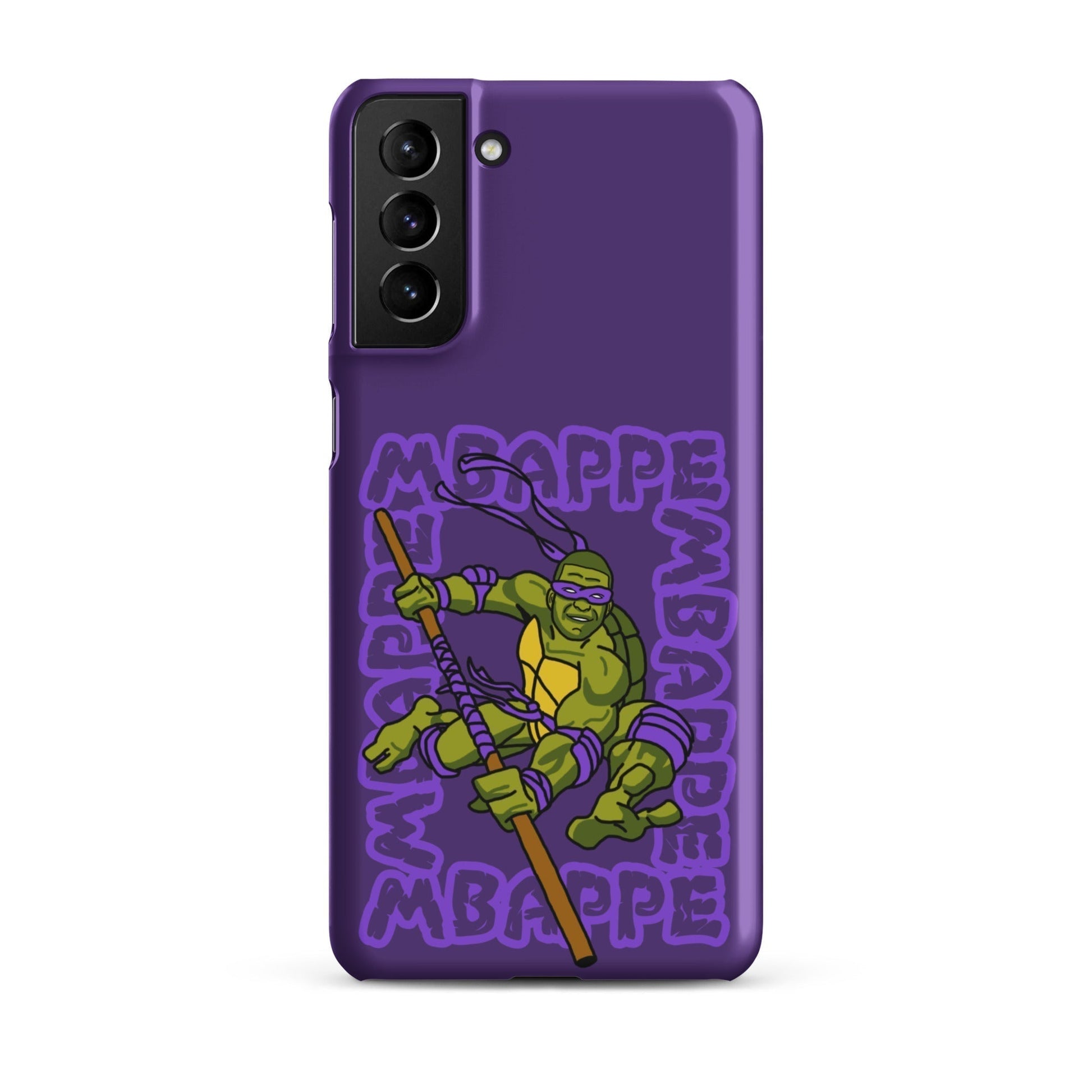 Kylian Mbappe Purple Ninja Turtle Donatello Snap case for Samsung® Next Cult Brand Donatello, Football, Kylian Mbappe, Ninja Turtles, PSG