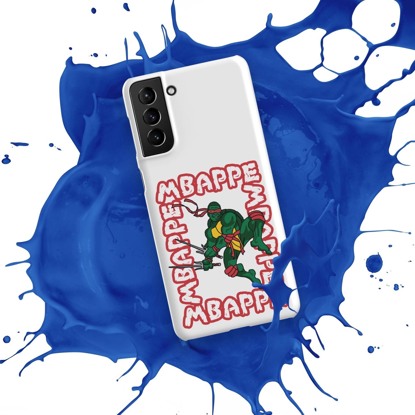 Kylian Mbappe Red Ninja Turtle Raphael Snap case for Samsung® Next Cult Brand Football, Kylian Mbappe, Ninja Turtles, PSG, Raphael
