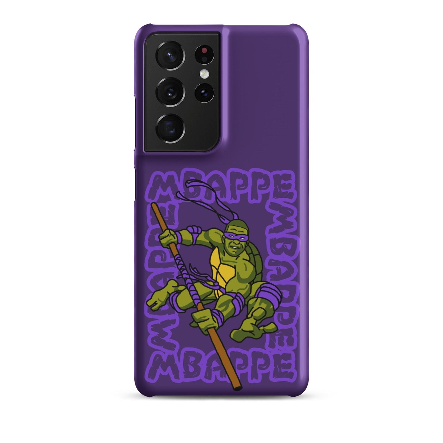 Kylian Mbappe Purple Ninja Turtle Donatello Snap case for Samsung® Matte Samsung Galaxy S21 Ultra Mobile Phone Cases Football Kylian Mbappe Ninja Turtles PSG Real Madrid Next Cult Brand