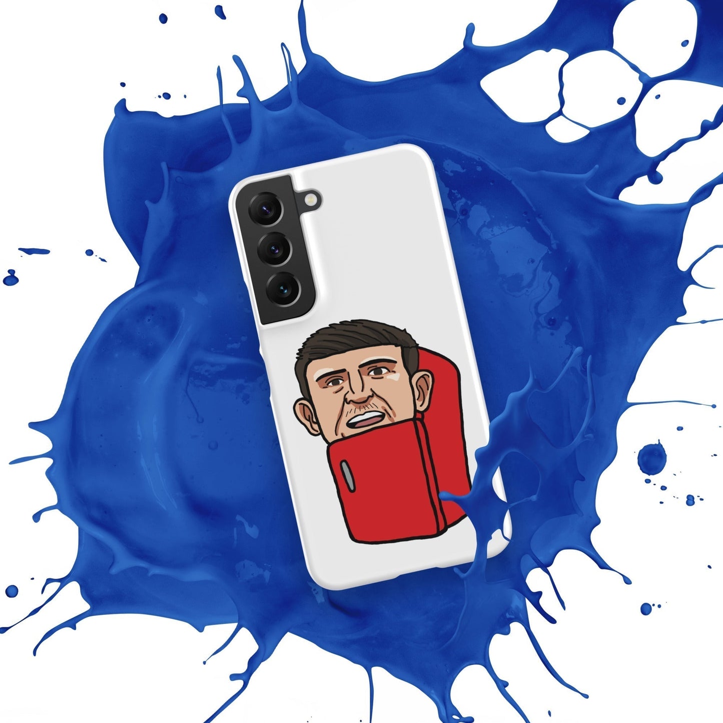 Harry ''The Fridge'' Maguire Snap Case for Samsung® Matte Samsung Galaxy S22 Mobile Phone Cases Football Harry Maguire Manchester United The Fridge Next Cult Brand