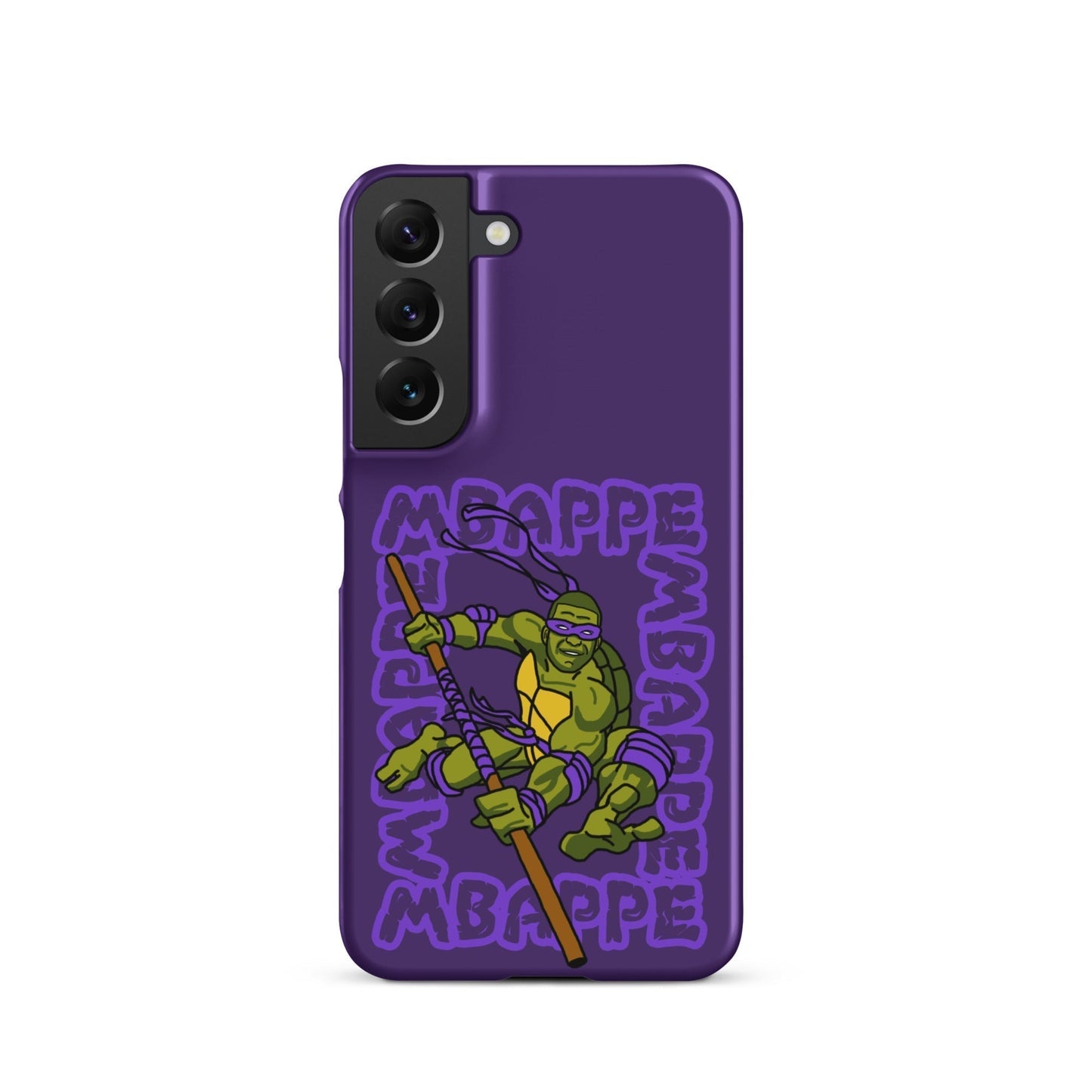 Kylian Mbappe Purple Ninja Turtle Donatello Snap case for Samsung® Matte Samsung Galaxy S22 Mobile Phone Cases Football Kylian Mbappe Ninja Turtles PSG Real Madrid Next Cult Brand