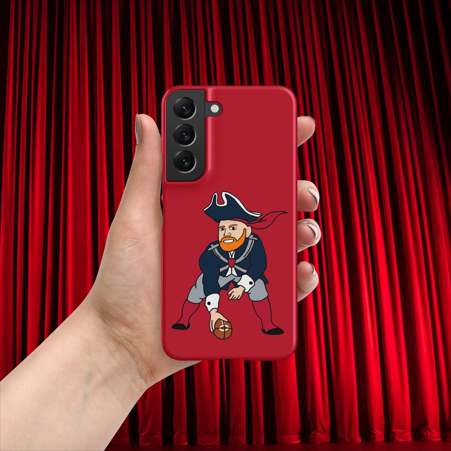 Bill Burrdy New England Patriots NFL Tom Brady Bill Burr Snap case for Samsung Matte Samsung Galaxy S22 American Football Bill Burr Monday Morning Podcast New England Patriots NFL Podcasts Stand-up Comedy Next Cult Brand