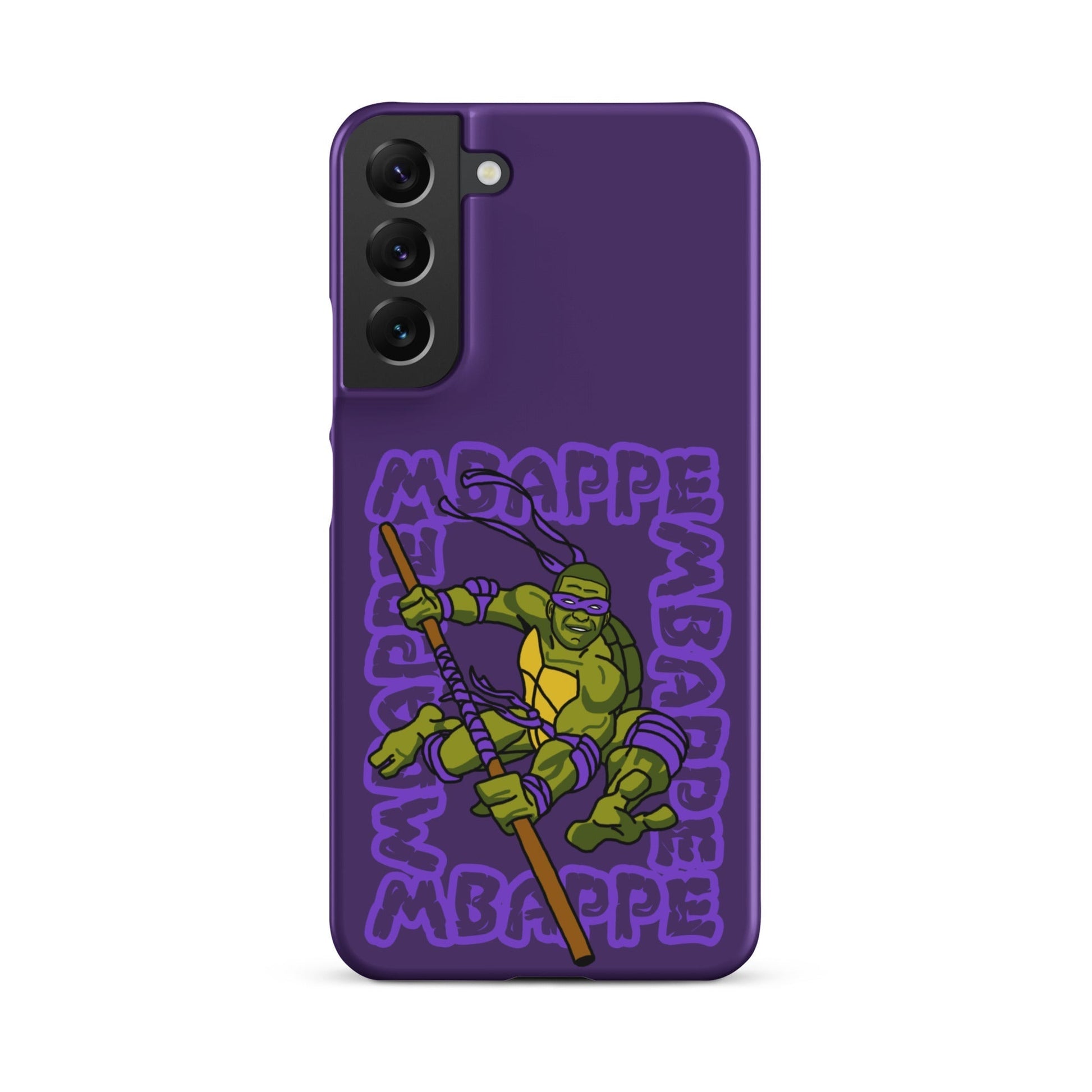 Kylian Mbappe Purple Ninja Turtle Donatello Snap case for Samsung® Matte Samsung Galaxy S22 Plus Mobile Phone Cases Football Kylian Mbappe Ninja Turtles PSG Real Madrid Next Cult Brand