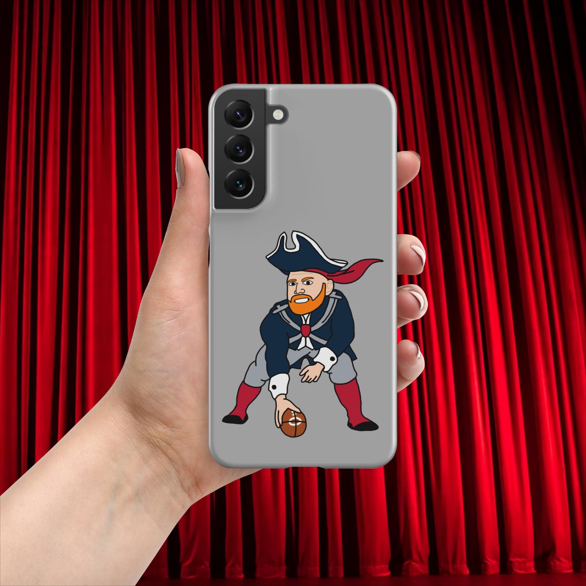 Bill Burrdy New England Patriots NFL Tom Brady Bill Burr Snap case for Samsung Matte Samsung Galaxy S22 Plus American Football Bill Burr Monday Morning Podcast New England Patriots NFL Podcasts Stand-up Comedy Next Cult Brand