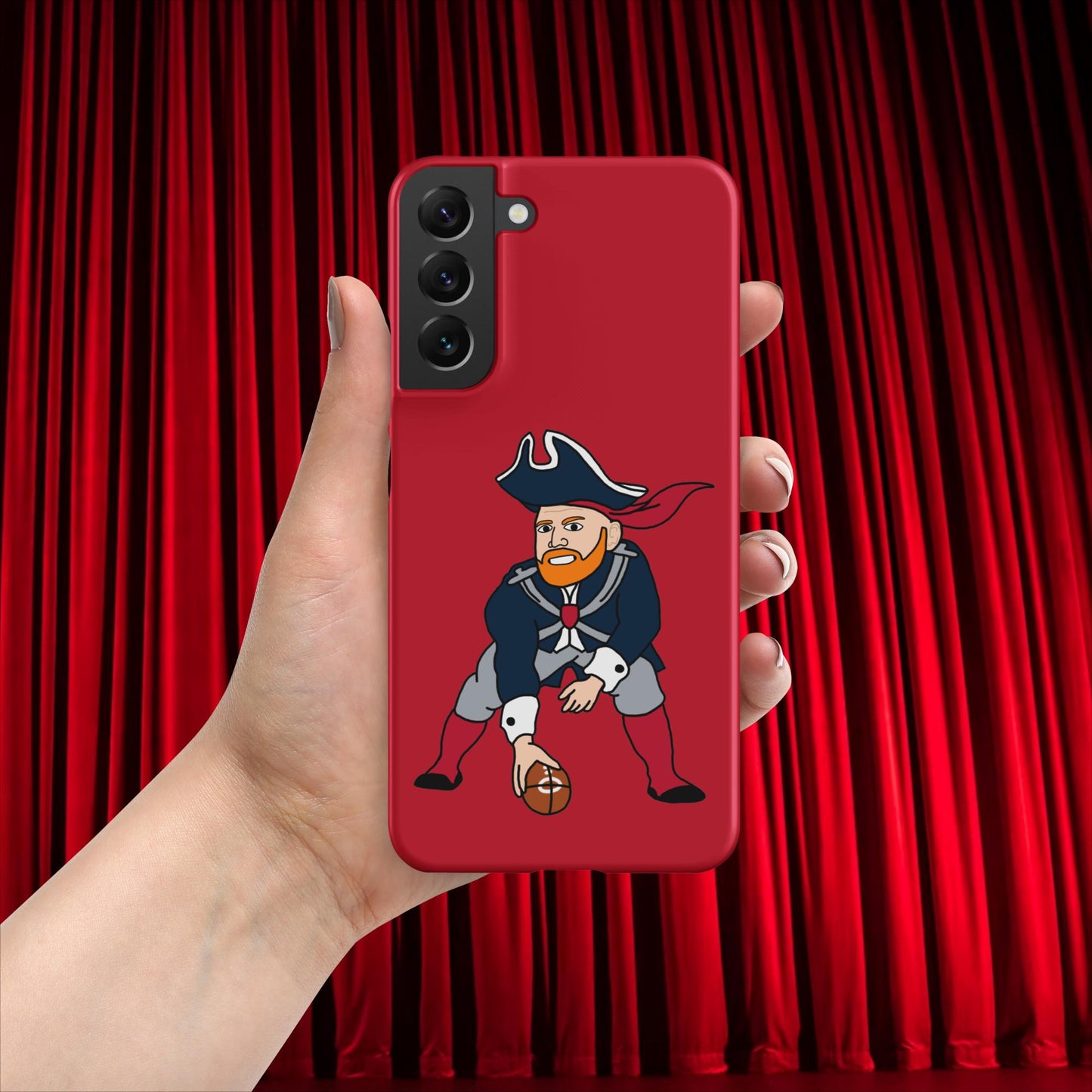 Bill Burrdy New England Patriots NFL Tom Brady Bill Burr Snap case for Samsung Matte Samsung Galaxy S22 Plus American Football Bill Burr Monday Morning Podcast New England Patriots NFL Podcasts Stand-up Comedy Next Cult Brand